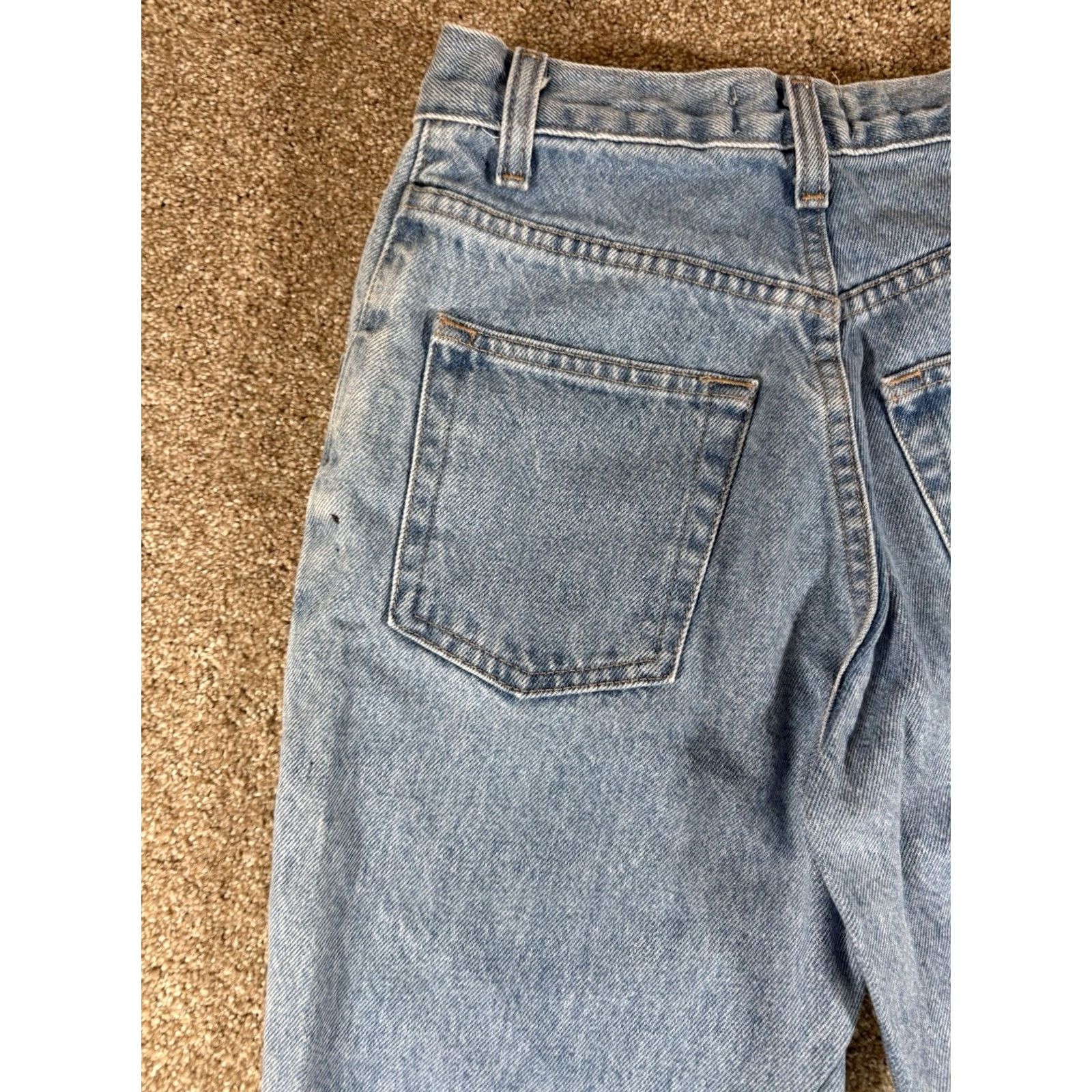 Vintage VINTAGE Austin Clothing Jeans Butterfly Straight Leg Mid-Rise Size 4M Womens Blue 5-Pocket Denim Mid 1990s 2000s Yes Size 27" / US 4 / IT 40 - 5 Thumbnail