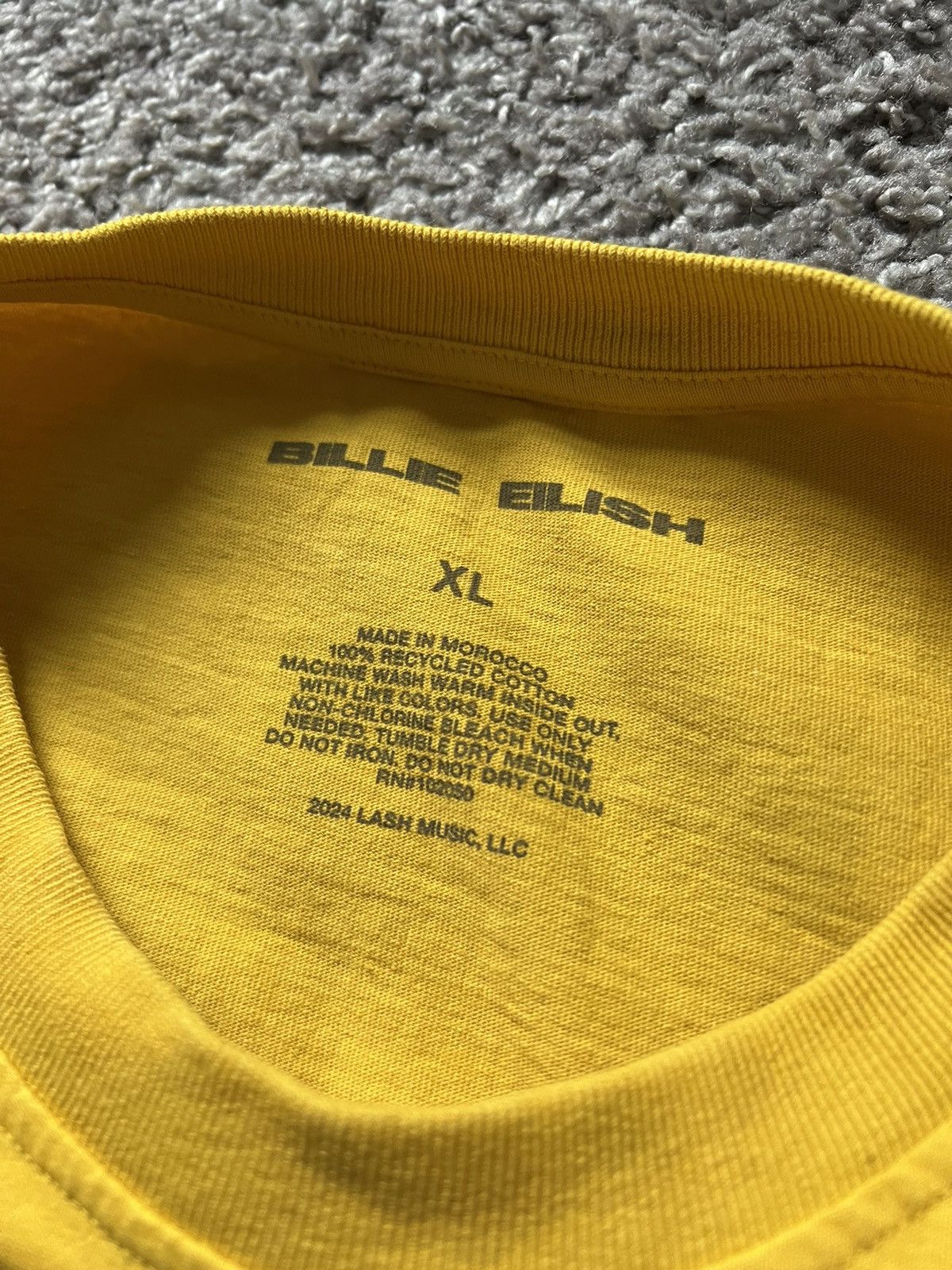 Band Tees × Billie Eilish Billie Eilish Hit Me Hard And Soft 2024 Tour T-Shirt Tee XL Size US XL / EU 56 / 4 - 3 Thumbnail