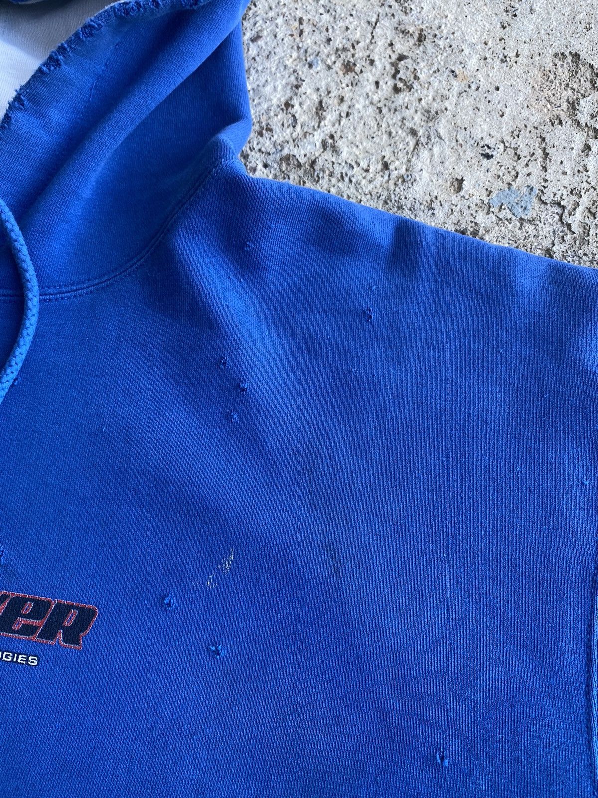 Quiksilver × Vintage Vintage Y2K Quiksilver Unique Distressed Essential Hoodie Size US L / EU 52-54 / 3 - 10 Thumbnail