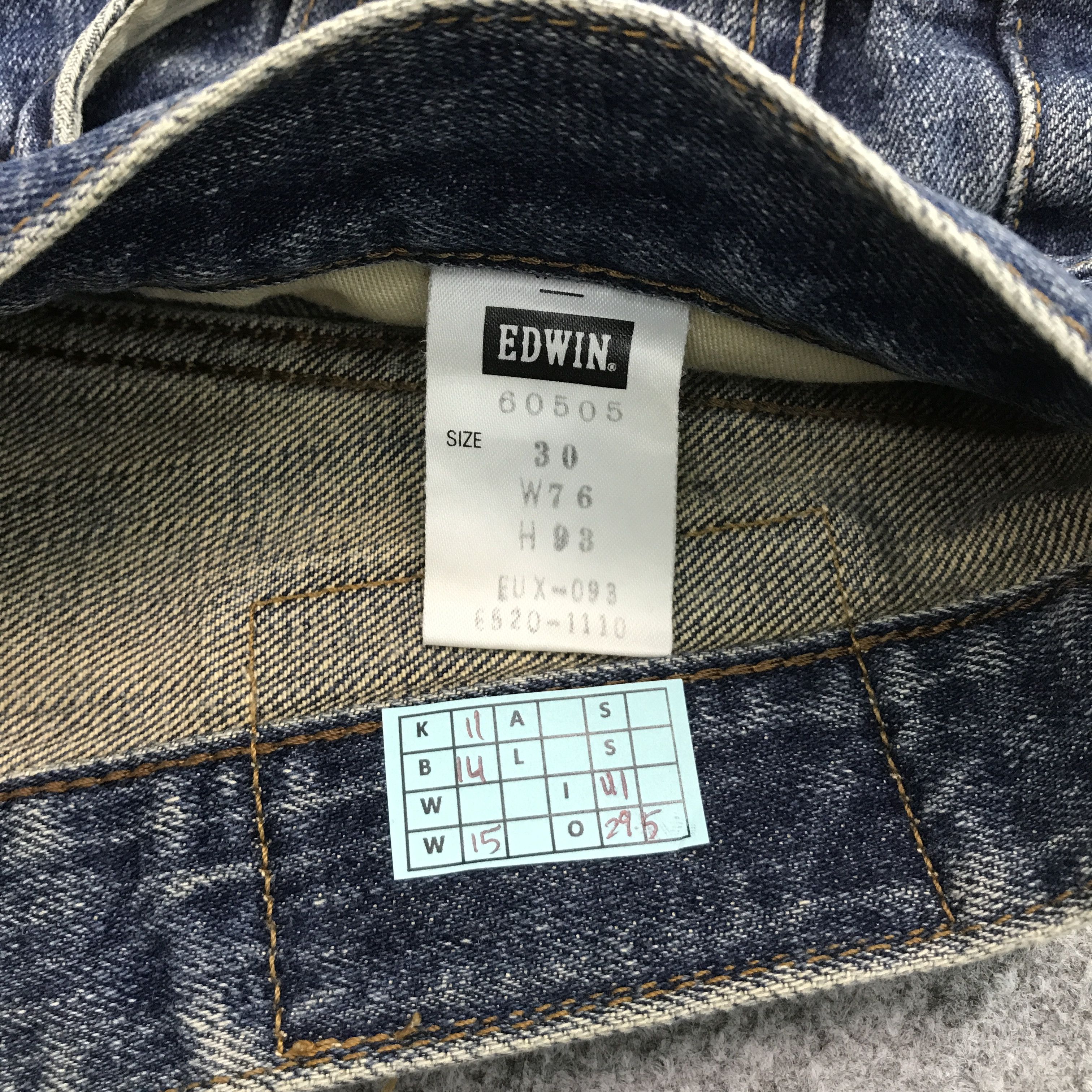 Edwin × Japanese Brand JAPAN EDWIN RIPPED DISTRESSED DENIM JEANS PANTS Size US 30 / EU 46 - 14 Thumbnail
