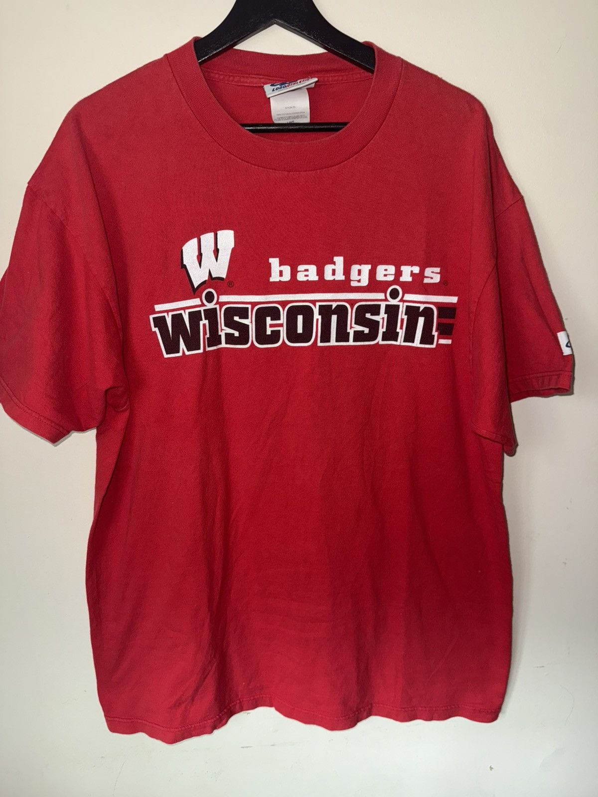 Vintage Wisconsin Badgers Tes Size US L / EU 52-54 / 3 - 1 Thumbnail