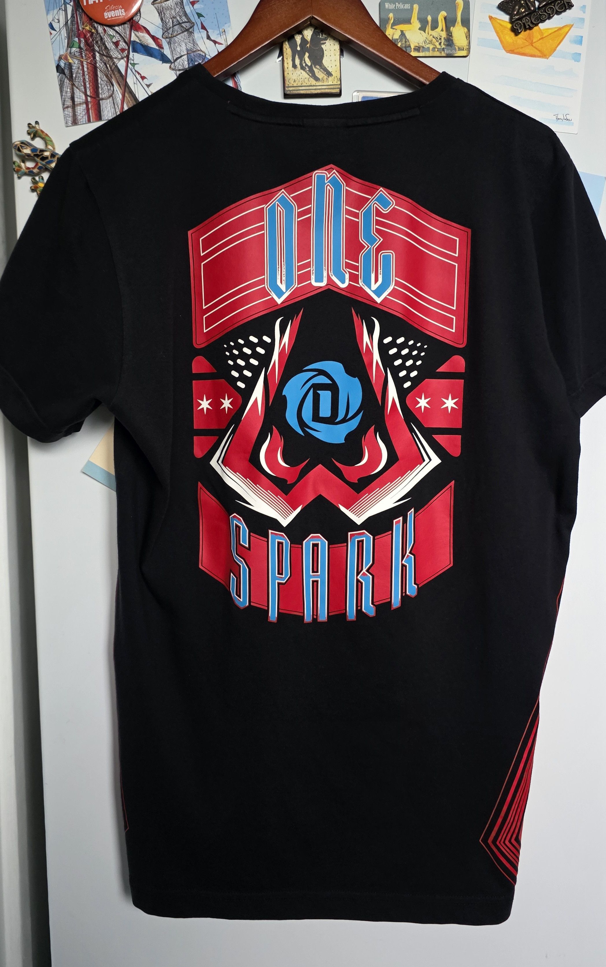 Adidas Adidas One Spark Derrick Rose Chicago Bulls NBA T-shirt M Size US M / EU 48-50 / 2 - 1 Thumbnail