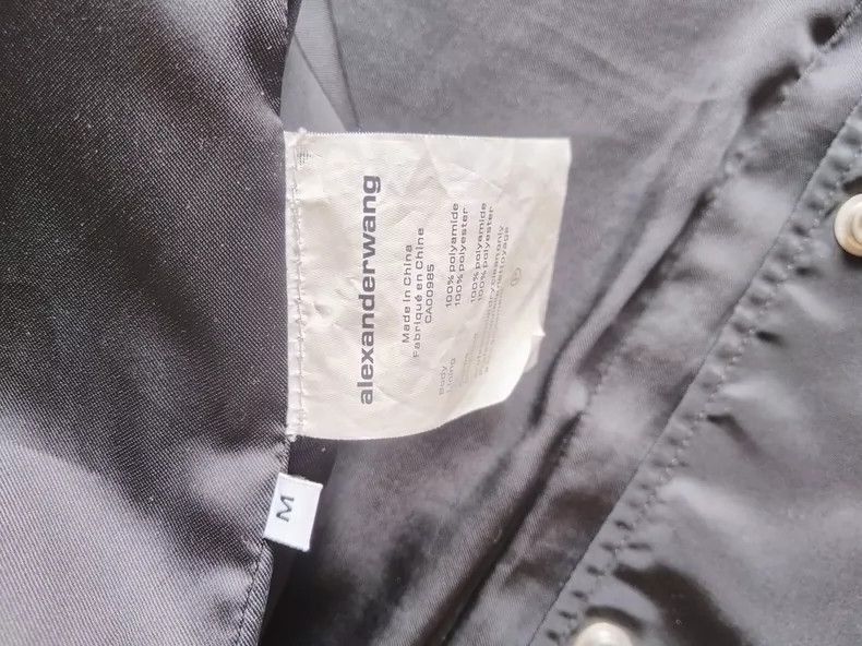 Alexander Wang Alexander Wang Gray Coach Jacket- Size M / US 6-8 / IT 42-44 - 7 Thumbnail
