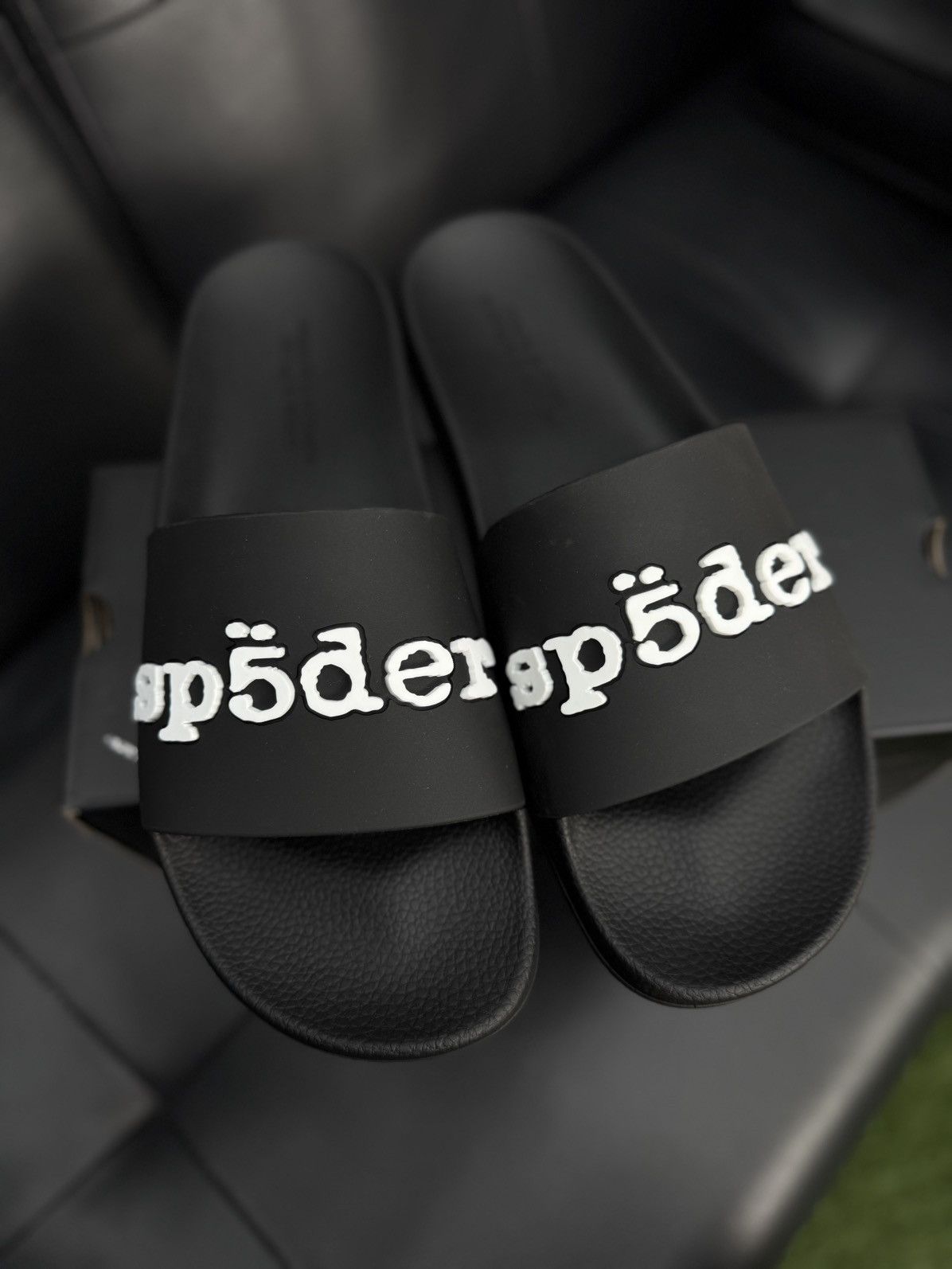 Sp5der Sp5der Slides Slip On Black Size 12 (Brand New) Size US 12 / EU 45 - 6 Thumbnail