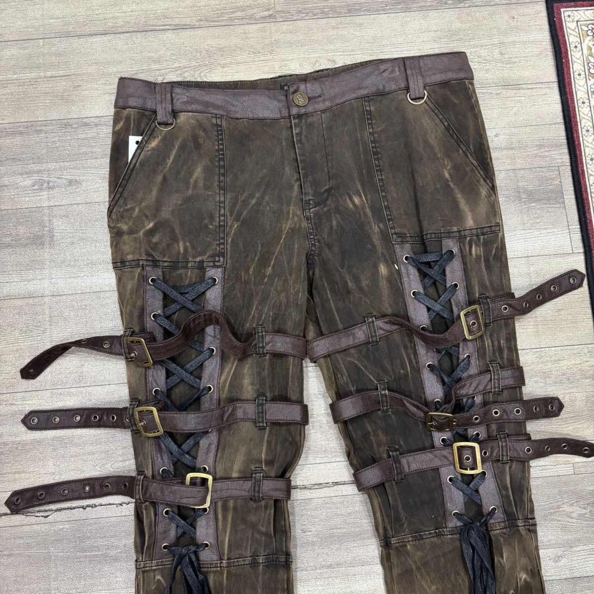 Other Devil fashion bondage trouser pants Size US 34 / EU 50 - 2 Thumbnail