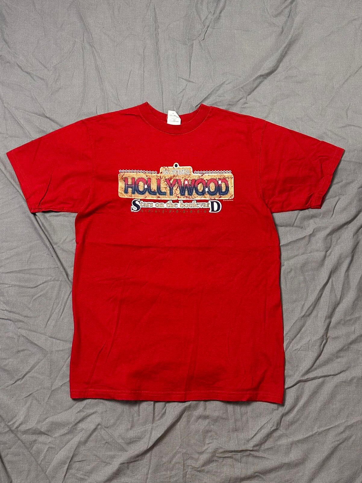 Pre-owned Oakley X Vintage Oakley Hollywood Tee Y2k Usa In Red