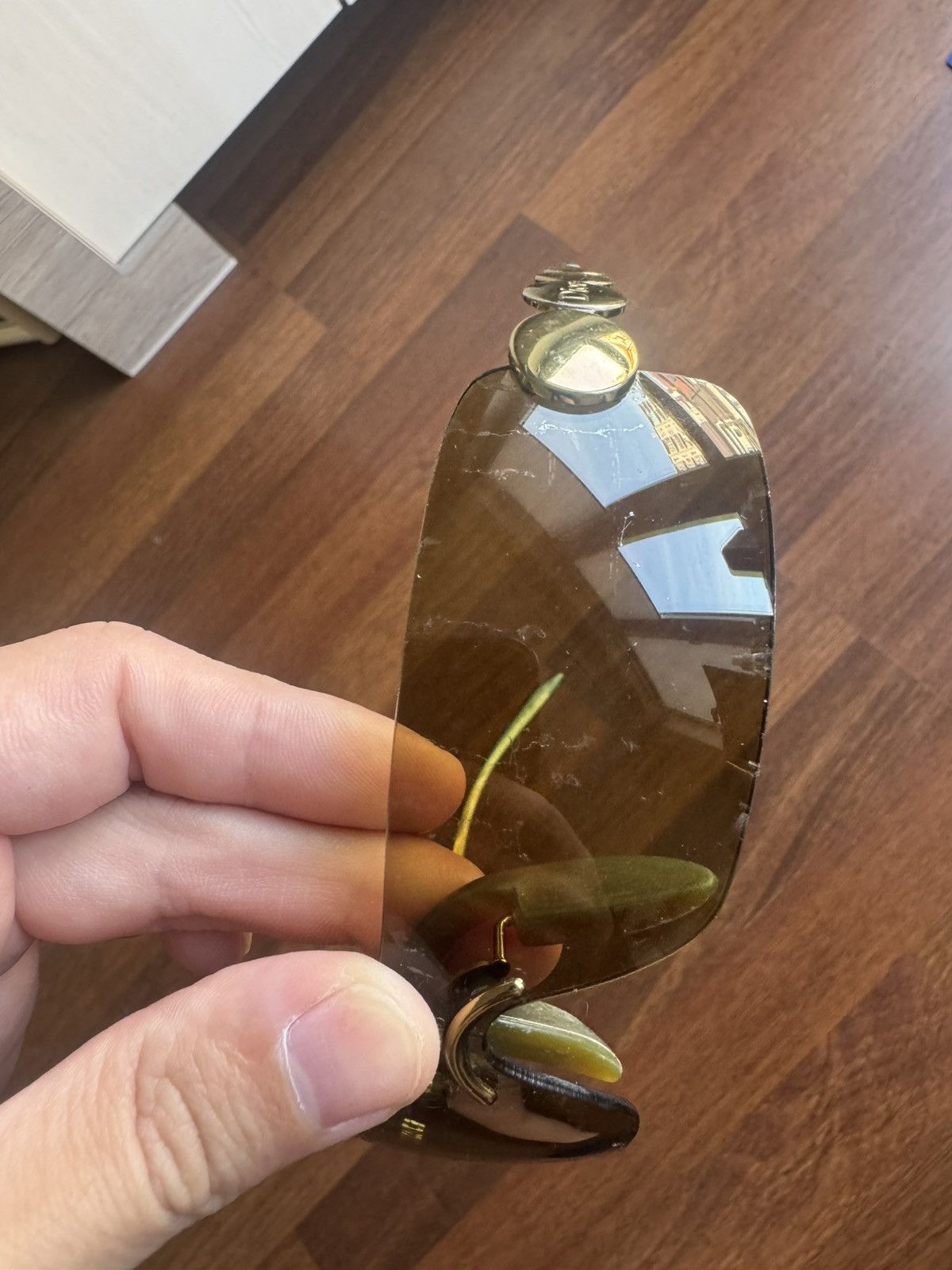 Dior Dior green y2k shield sunglasses Size ONE SIZE - 13 Thumbnail