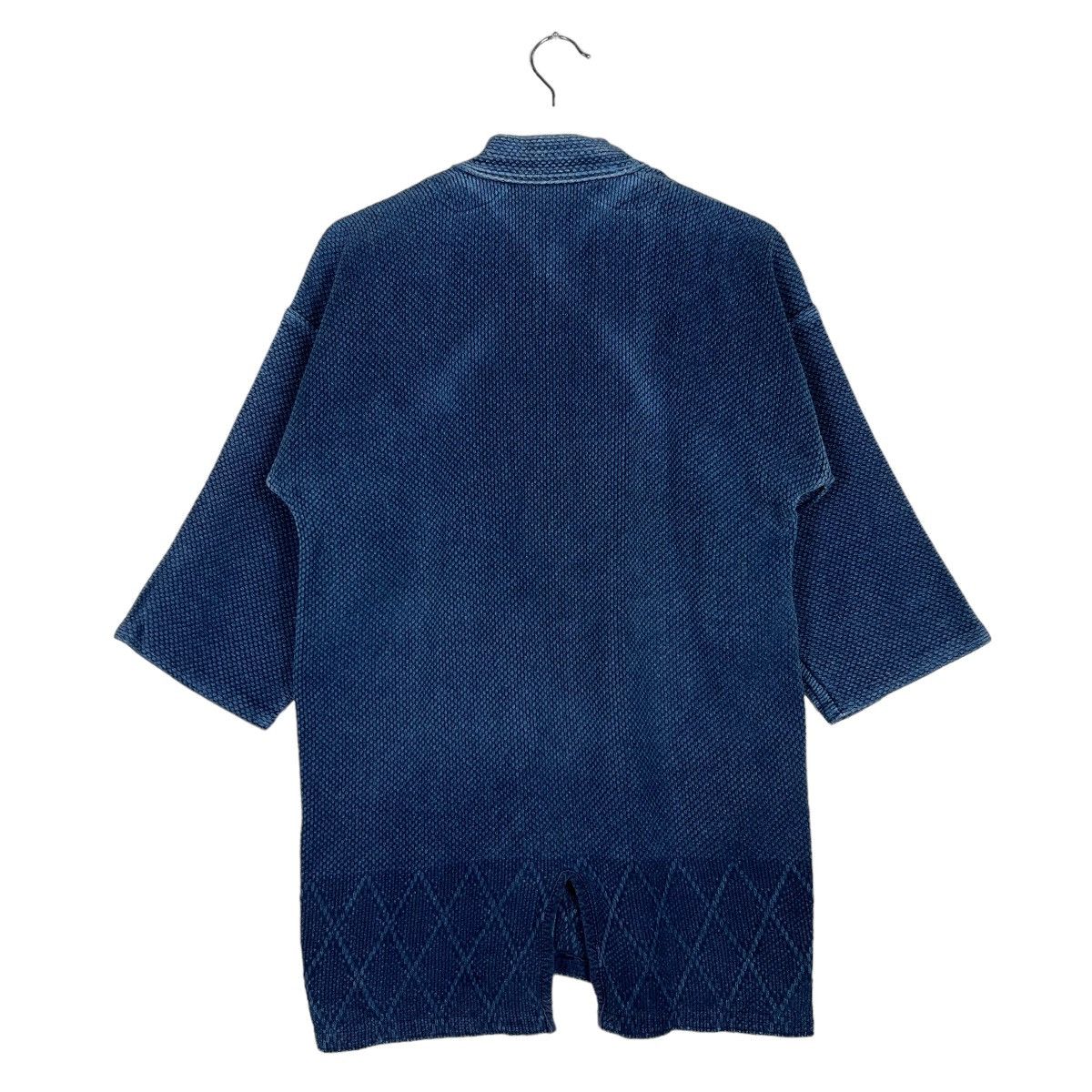 Indigo × Japanese Brand 🔥 1960s VINTAGE INDIGO KENDO KIMONO CARDIGAN Size US M / EU 48-50 / 2 - 3 Thumbnail
