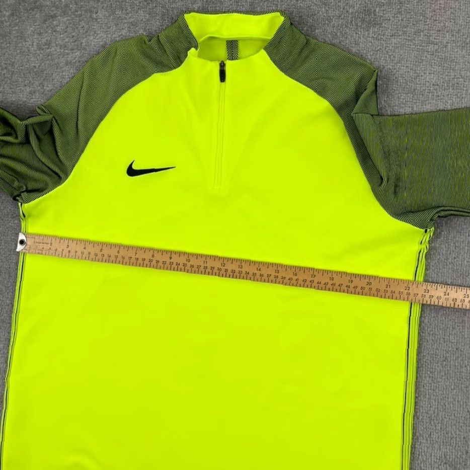 Nike Nike Jacket Men XL Neon Bright Green Soccer Football Training Pullover Size US XL / EU 56 / 4 - 6 Thumbnail