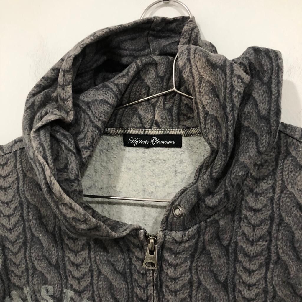 Hysteric Glamour Hysteric Glamour Knit Pattern Hoodie Size S / US 4 / IT 40 - 2 Thumbnail