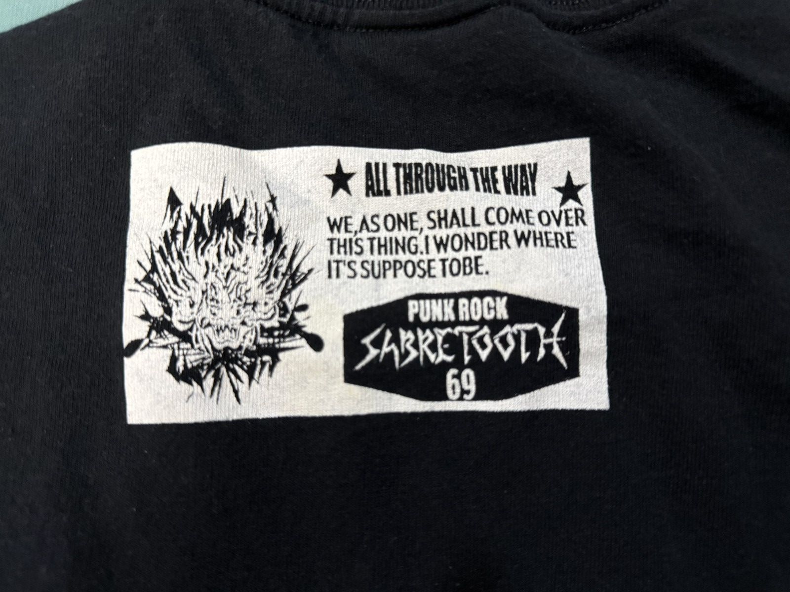 Japanese Brand Vintage 90s Punk Rock Sabretooth T Shirt Size US L / EU 52-54 / 3 - 7 Thumbnail
