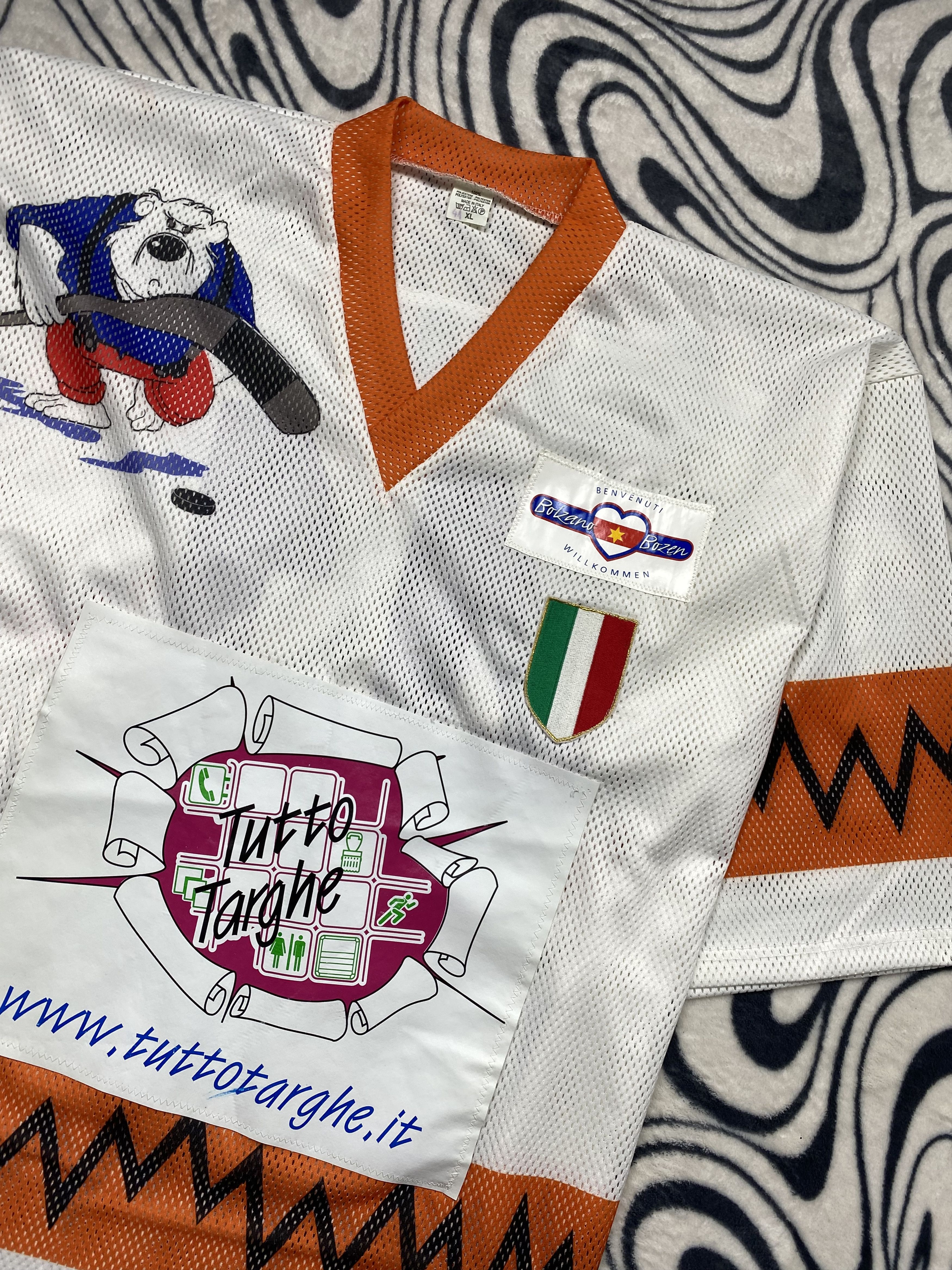 NHL Hockey Jersey 90s Vintage Made in Italy Size US XL / EU 56 / 4 - 2 Thumbnail