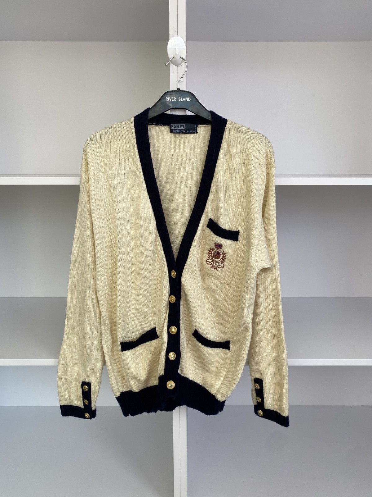 Polo Ralph Lauren Vintage Polo Ralph Lauren Cardigan Sweater Size US L / EU 52-54 / 3 - 3 Thumbnail