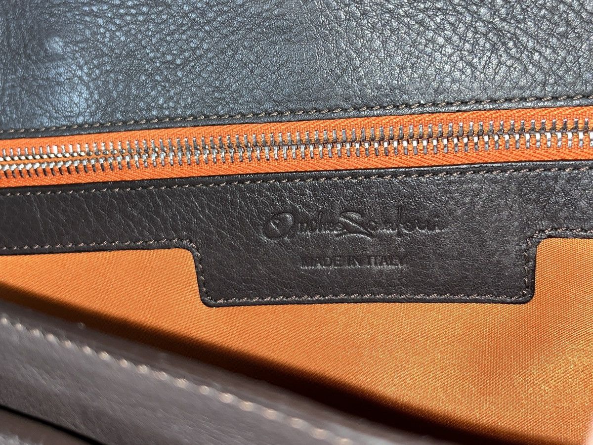 Santoni SANTONI Leather shoulder bag classic Bottega Veneta Style Size ONE SIZE - 20 Thumbnail