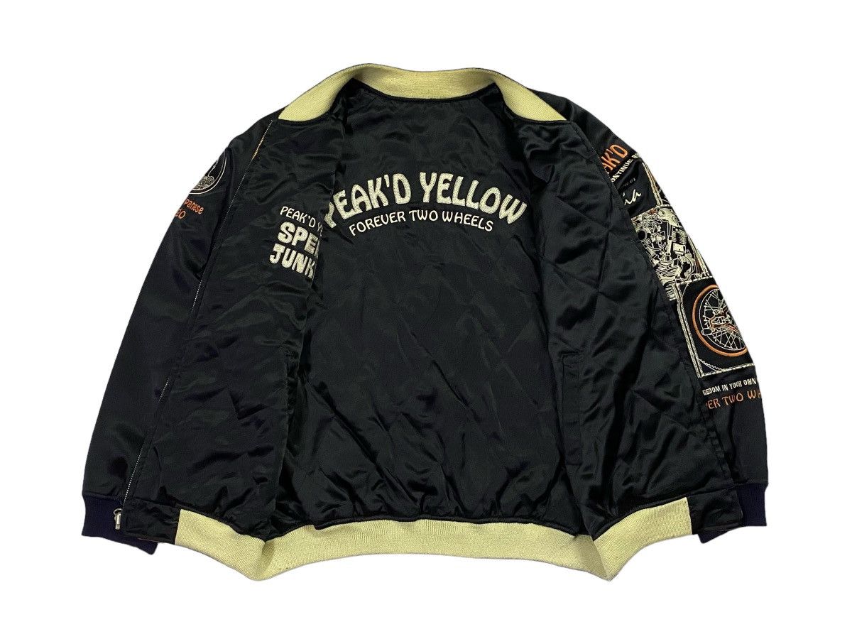 Japanese Brand Peakd Yellow Speed Junkie Reversible Souvenir Jacket Size US L / EU 52-54 / 3 - 20 Thumbnail
