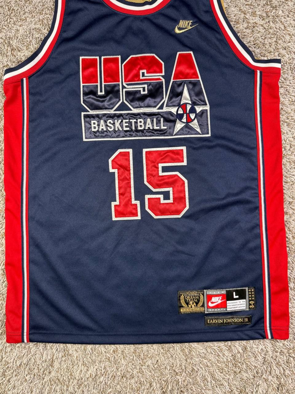 Nike Authentic MAGIC JOHNSON 1992 Dream Team Jersey Nike Size US L / EU 52-54 / 3 - 3 Thumbnail