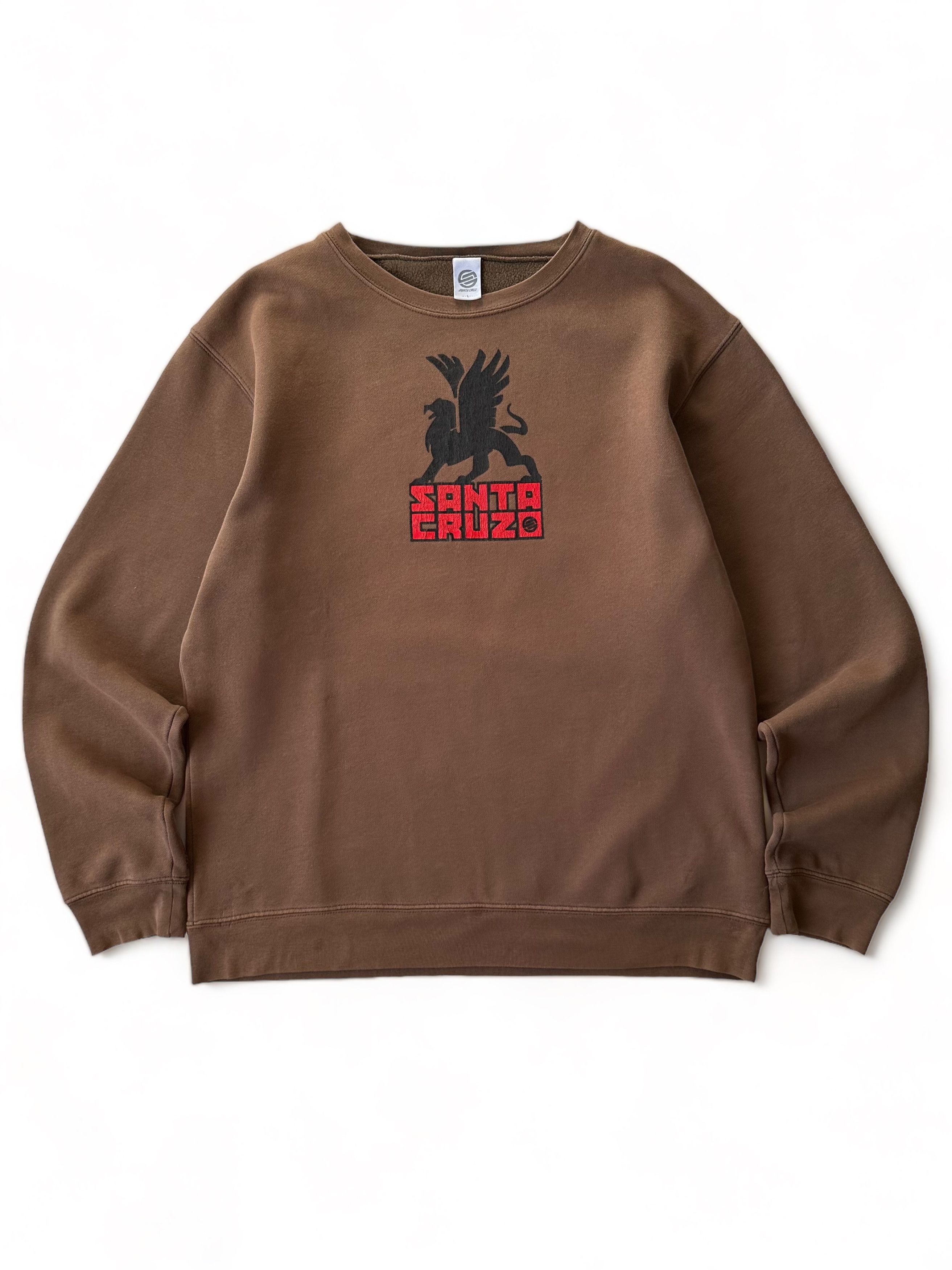 Santa Cruz Skateboards × Vintage Rare Vintage Santa Cruz Skateboard Sweatshirt (L) Size US L / EU 52-54 / 3 - 1 Thumbnail