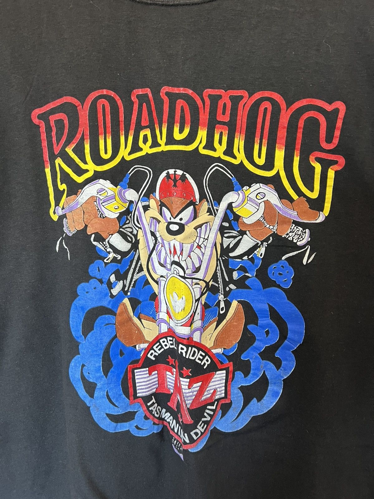Band Tees Roadhog Vintage T shirt Tee Rebel Rider TAZ Size US M / EU 48-50 / 2 - 2 Thumbnail