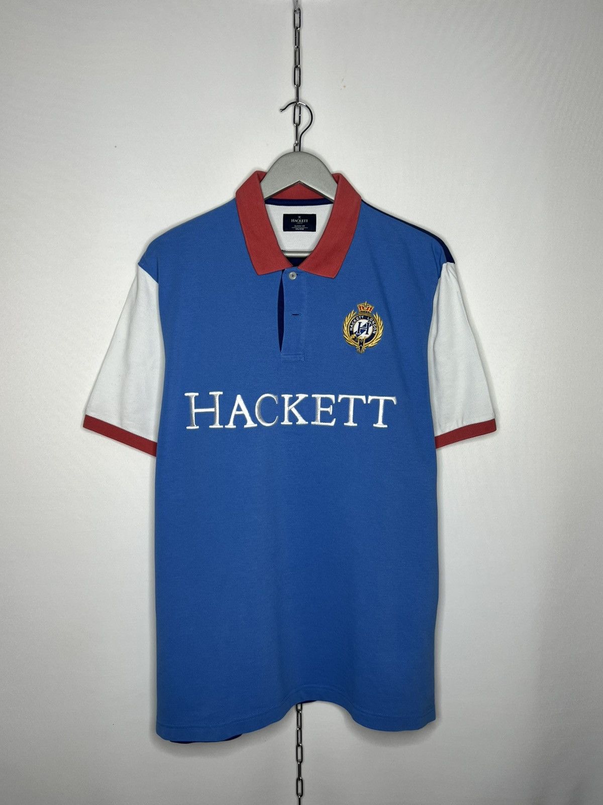 Hackett Hackett #1 Great Britain Chief Kief Style Polo Shirt Tee Size US XXL / EU 58 / 5 - 2 Thumbnail