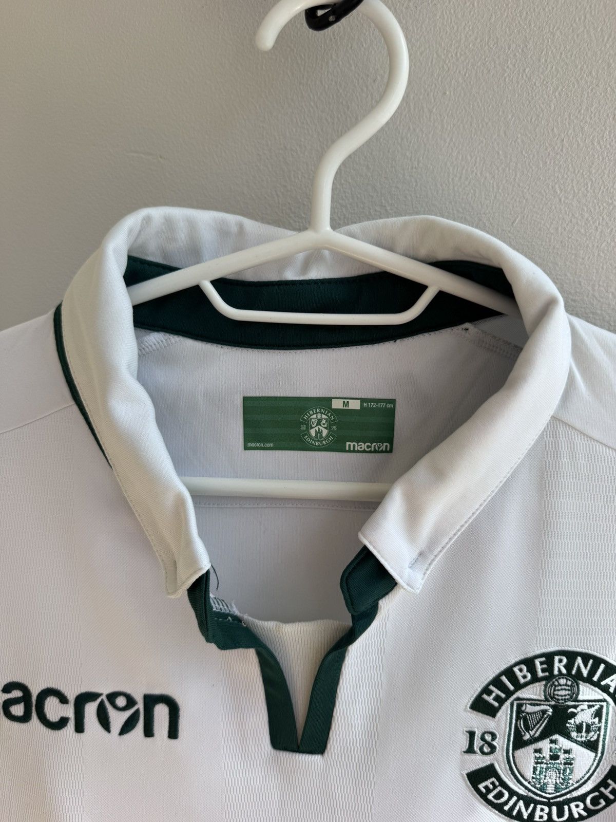 Macron Hibernian Edinburgh 2018 2019 Soccer Jersey Football Shirt Size US M / EU 48-50 / 2 - 9 Thumbnail