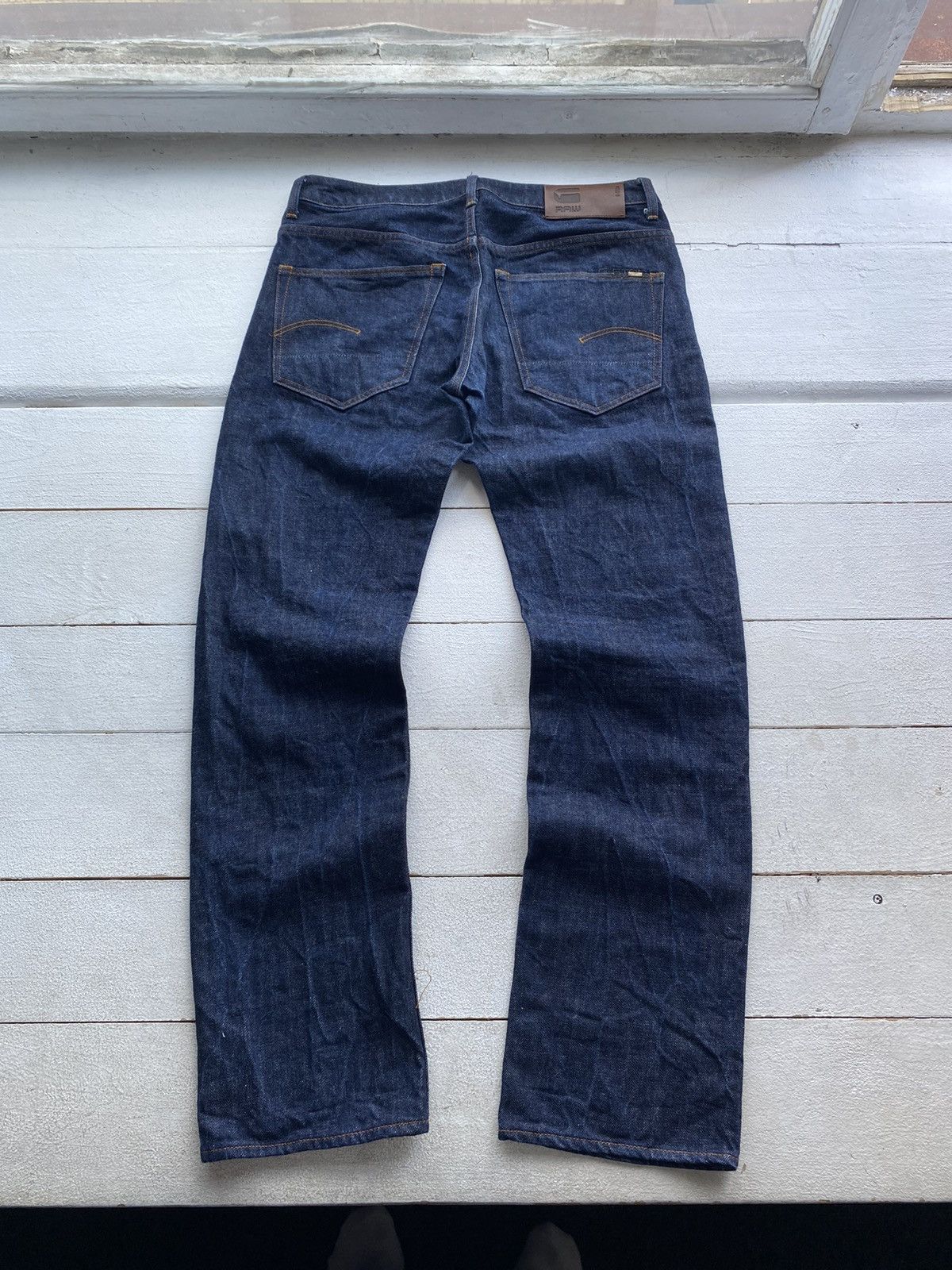 G-Star 🔗G Star opium punk 3301 straight mens jeans rock emo goth Size US 32 / EU 48 - 1 Thumbnail