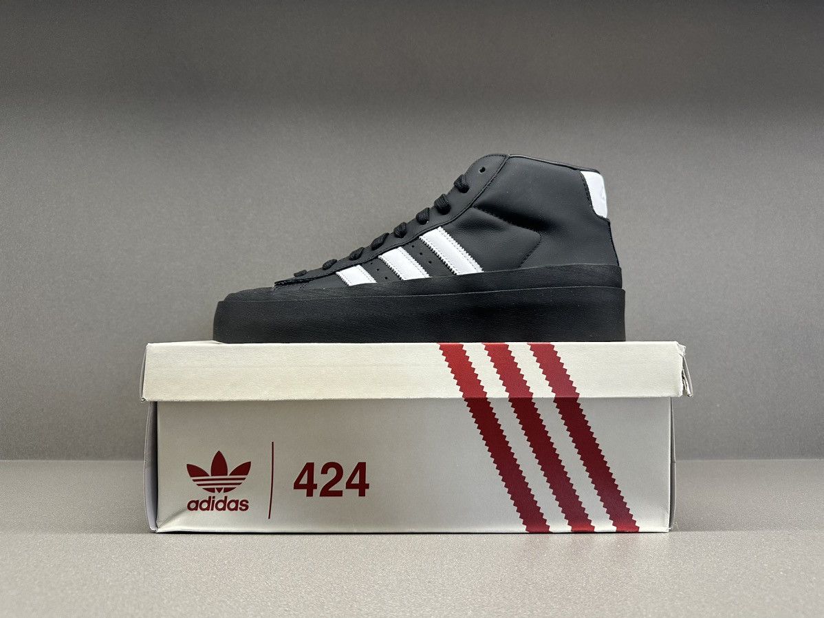 424 × Adidas Adidas Pro Model 424 Black Size US 5.5 / EU 38 - 2 Thumbnail
