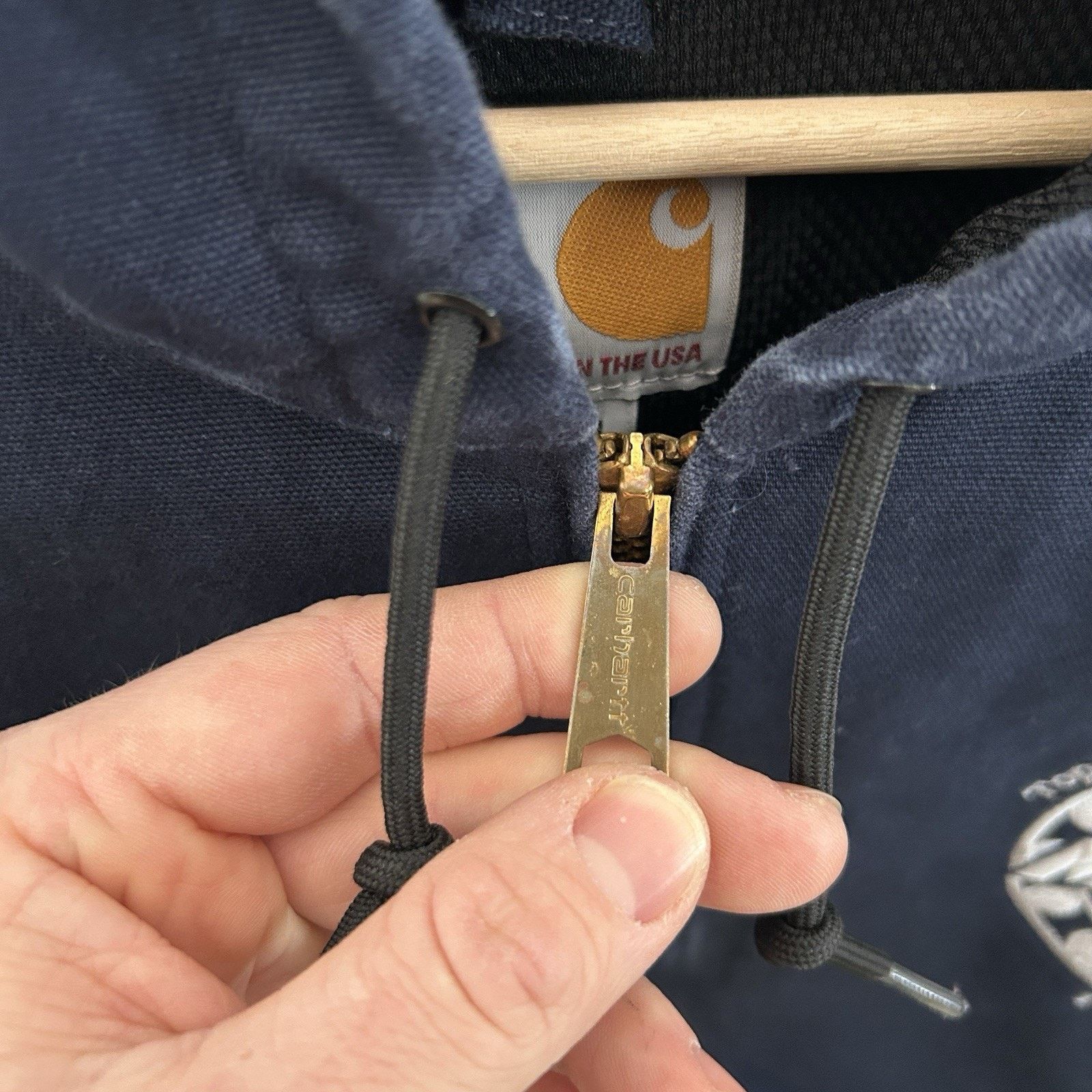 Carhartt Carhartt Thermal-Lined Hooded Active Jacket “Dark Navy” J131 Size US XL / EU 56 / 4 - 15 Thumbnail