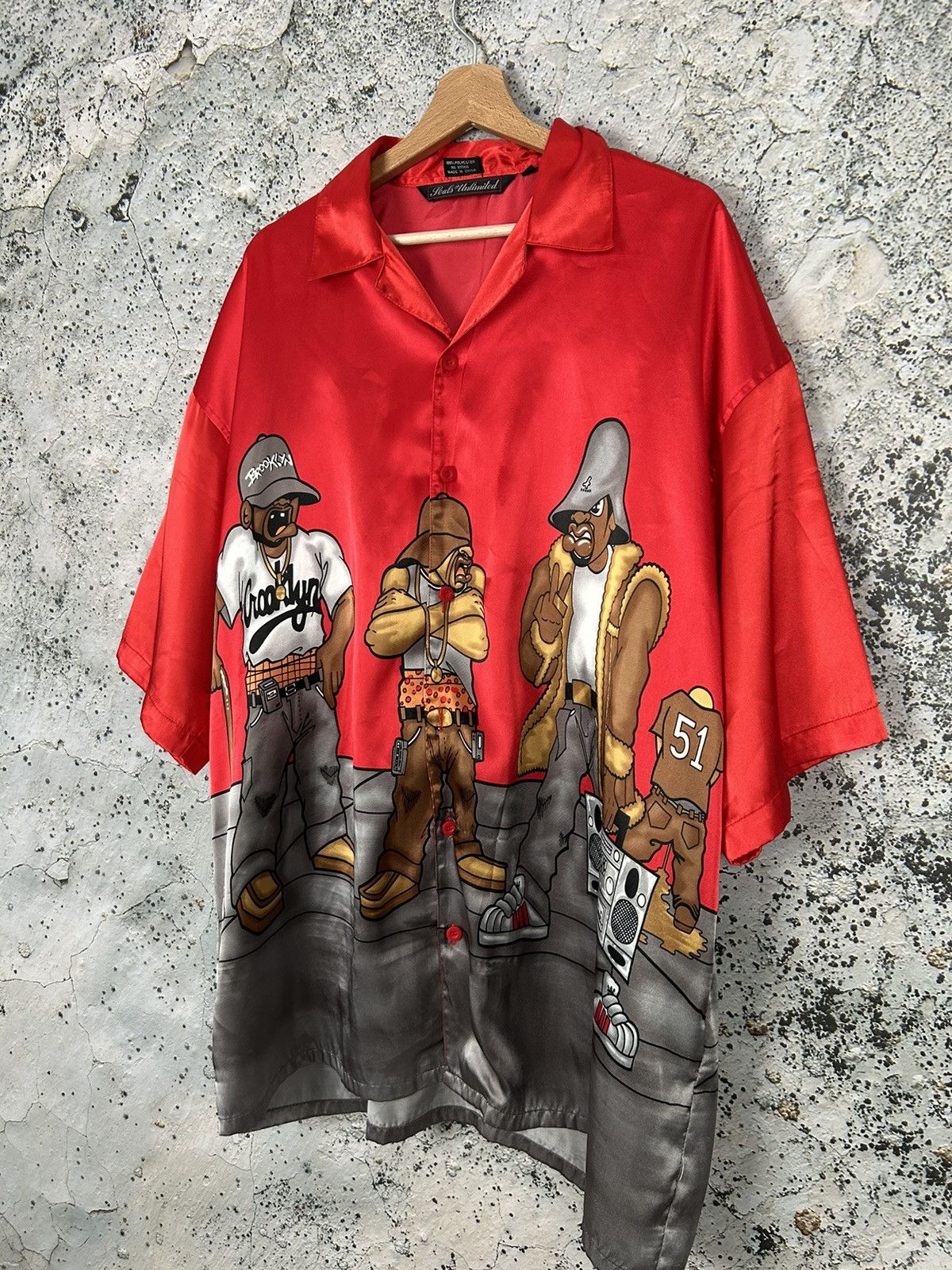 Vintage Vintage Rap Shirt Hip Hop 90s Hype Rare Streetwear Size US L / EU 52-54 / 3 - 2 Thumbnail