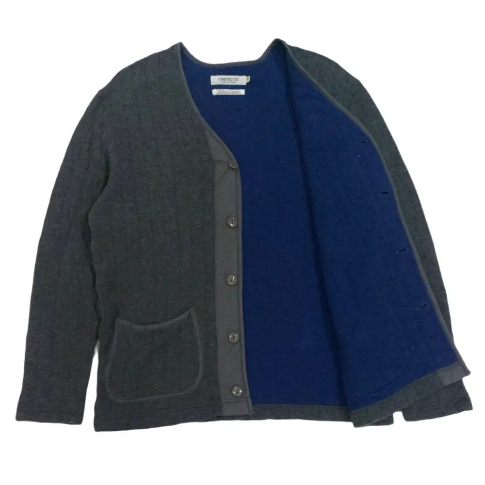 OMNIGOD Rare! Omnigod Made in Japan Pinstripe Cardigan Size US M / EU 48-50 / 2 - 2 Thumbnail