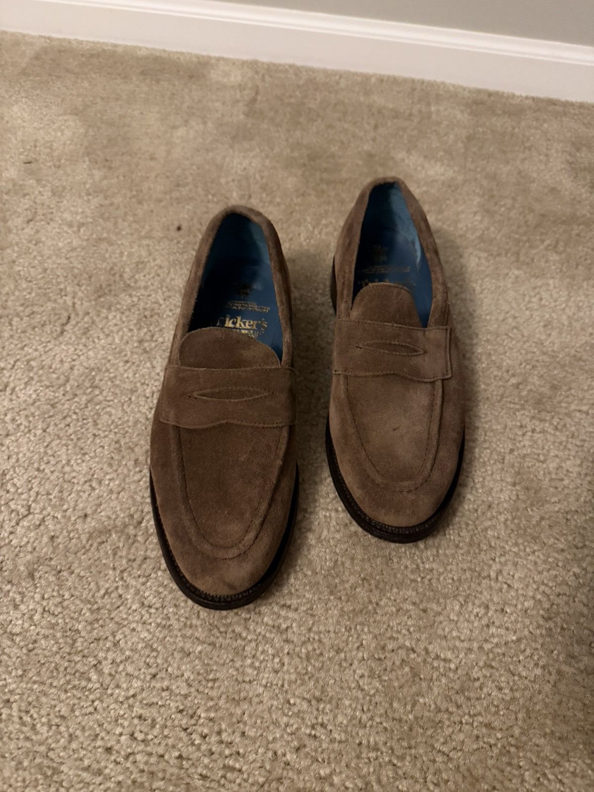 Tricker's Suede loafers Size US 8.5 / EU 41-42 - 1 Thumbnail