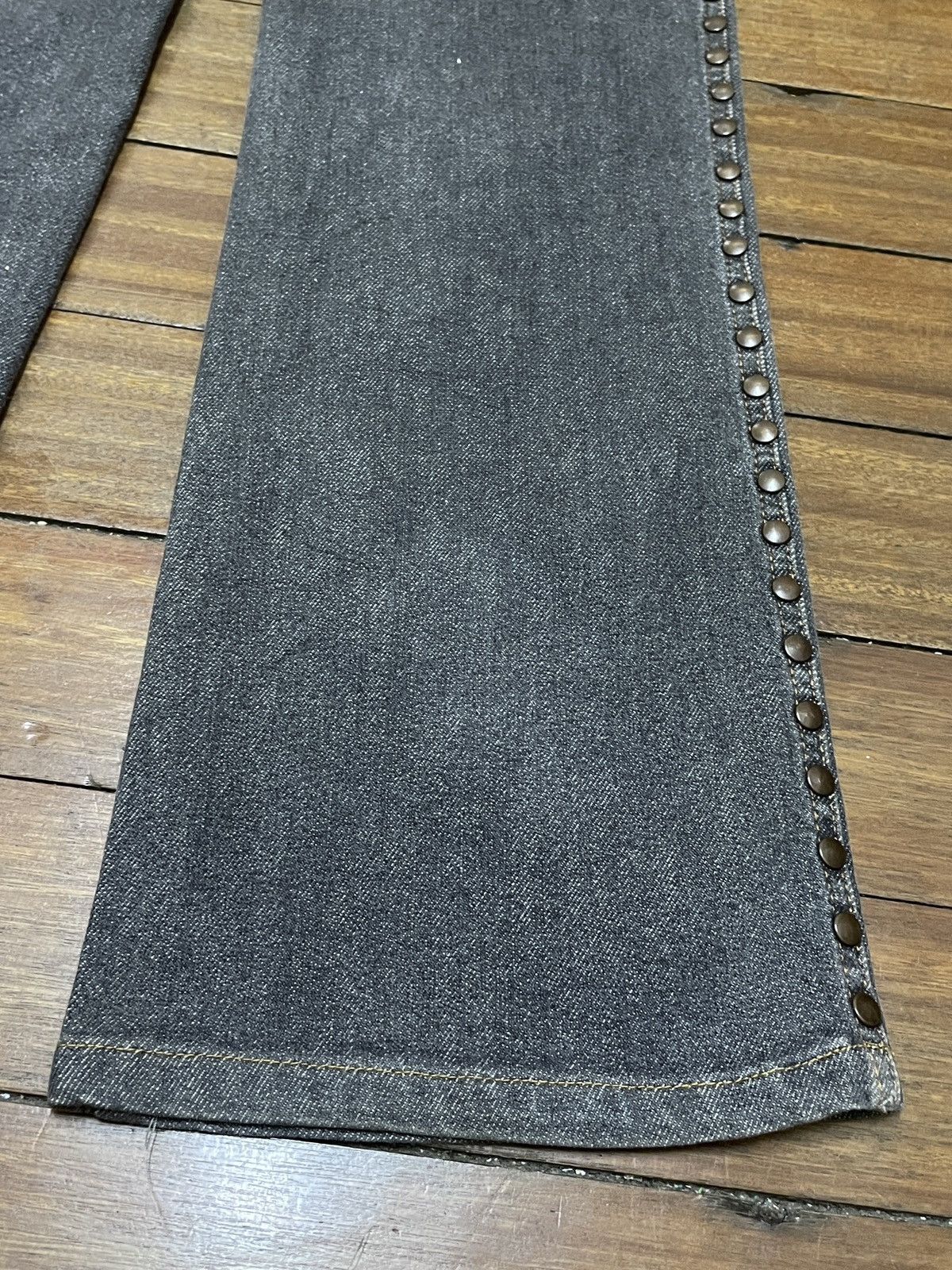 14th Addiction Very Rare Design Vintage Brand Moschino Flared Jeans 1990s Size US 29 - 8 Thumbnail