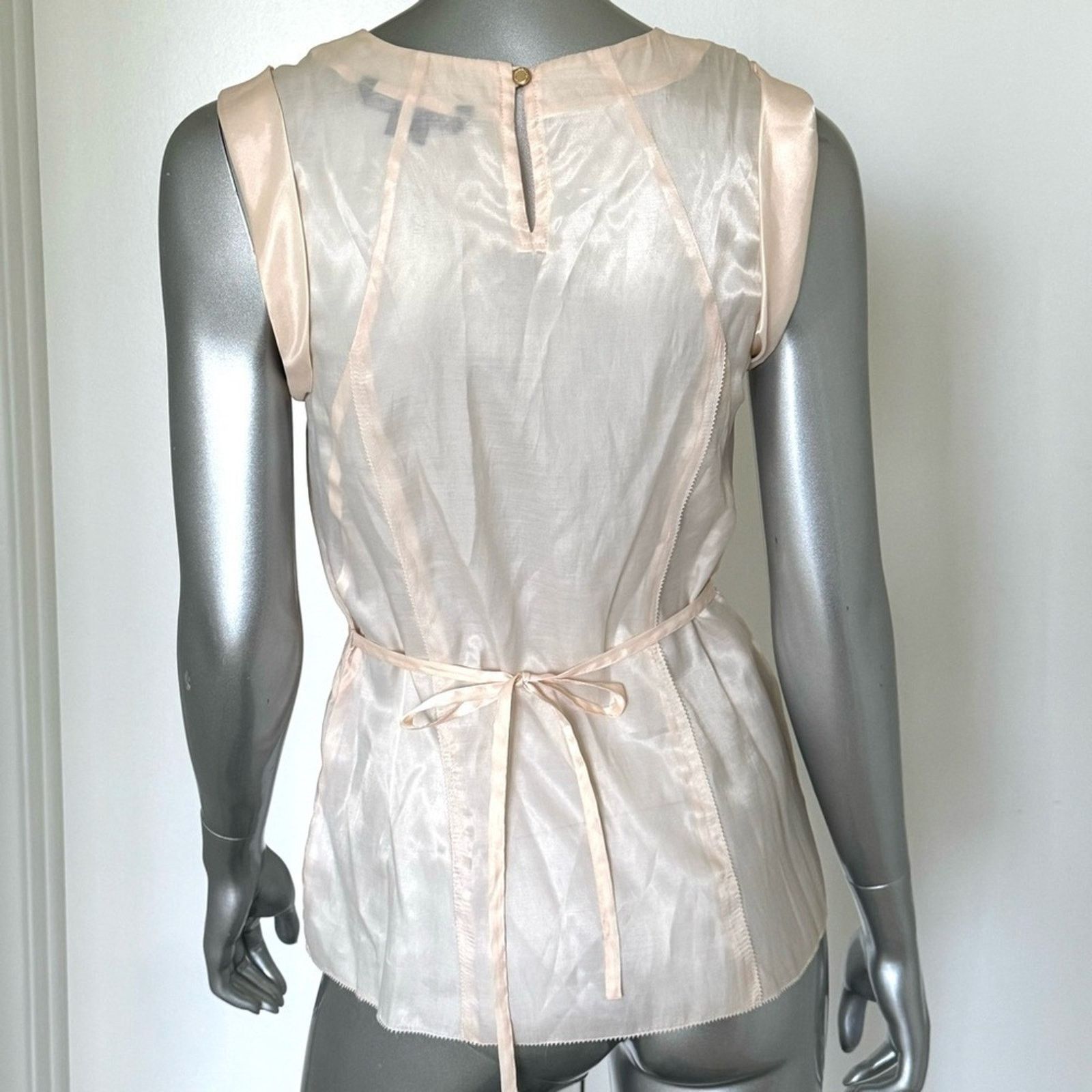 Armani Exchange ARMANI EXCHANGE Light Pink Blouse, Size S Size S / US 4 / IT 40 - 6 Thumbnail