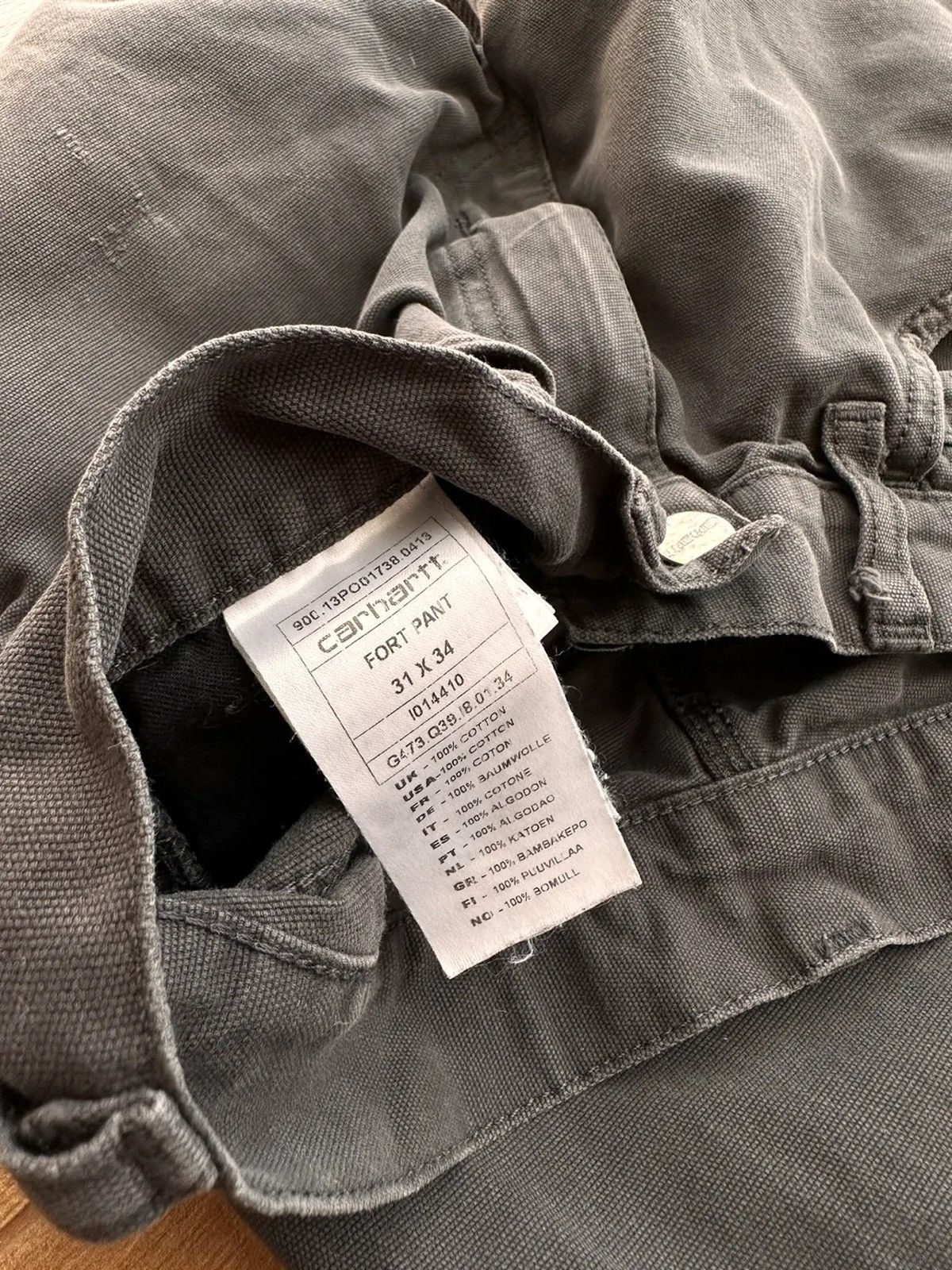 Vintage Carhartt WIP Fort Pants Faded Green Cargo Pants