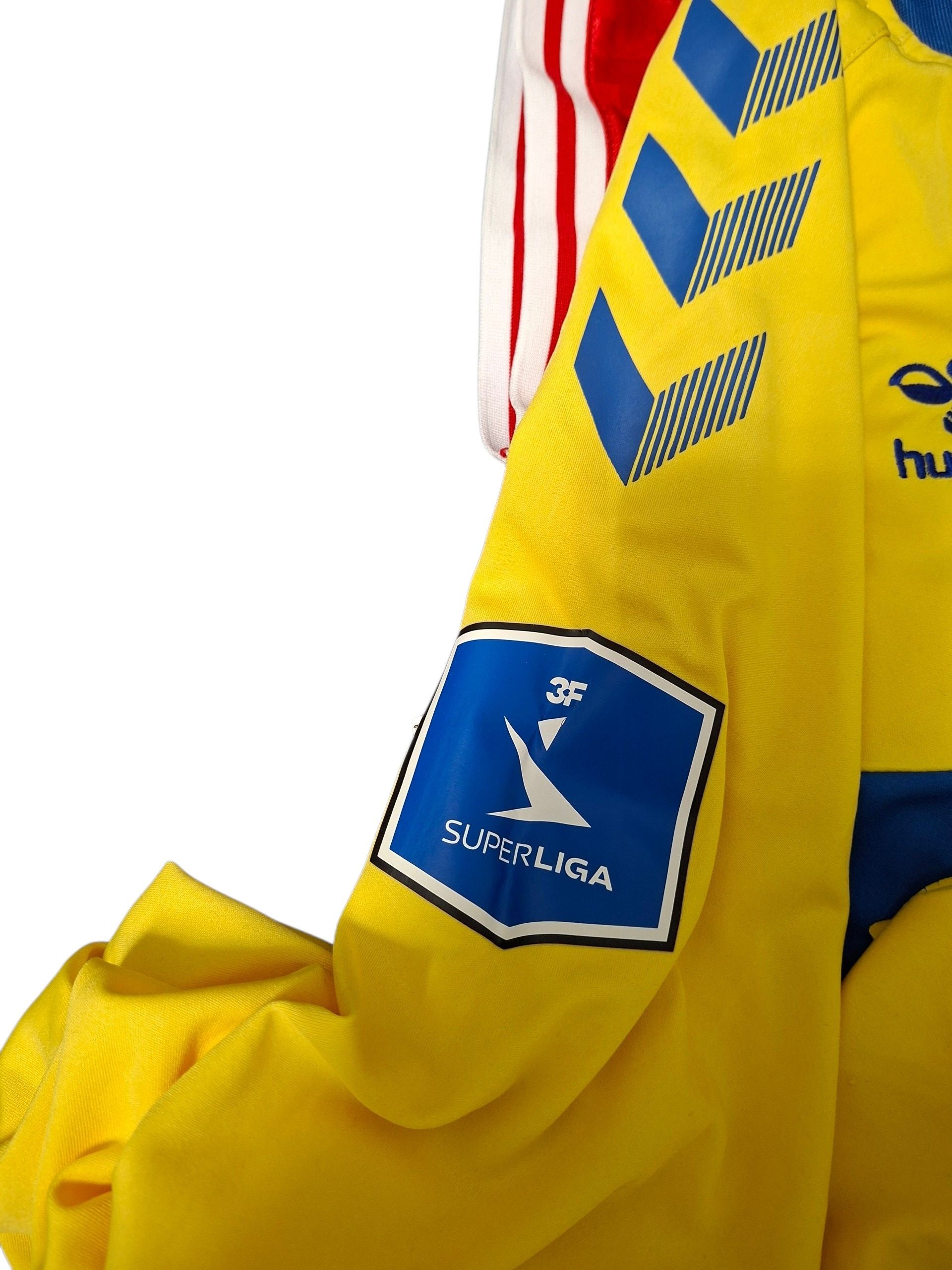 Hummel BRONDBY HUMMEL VINTAGE 2020/2021 LONG SOCCER JERSEY Size US L / EU 52-54 / 3 - 5 Thumbnail