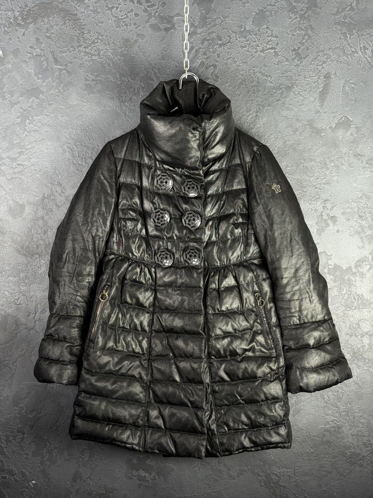 Moncler MONCLER PREMIERE JOHANNA Women's Padded Coat Jacket Black Size S / US 4 / IT 40 - 1 Thumbnail