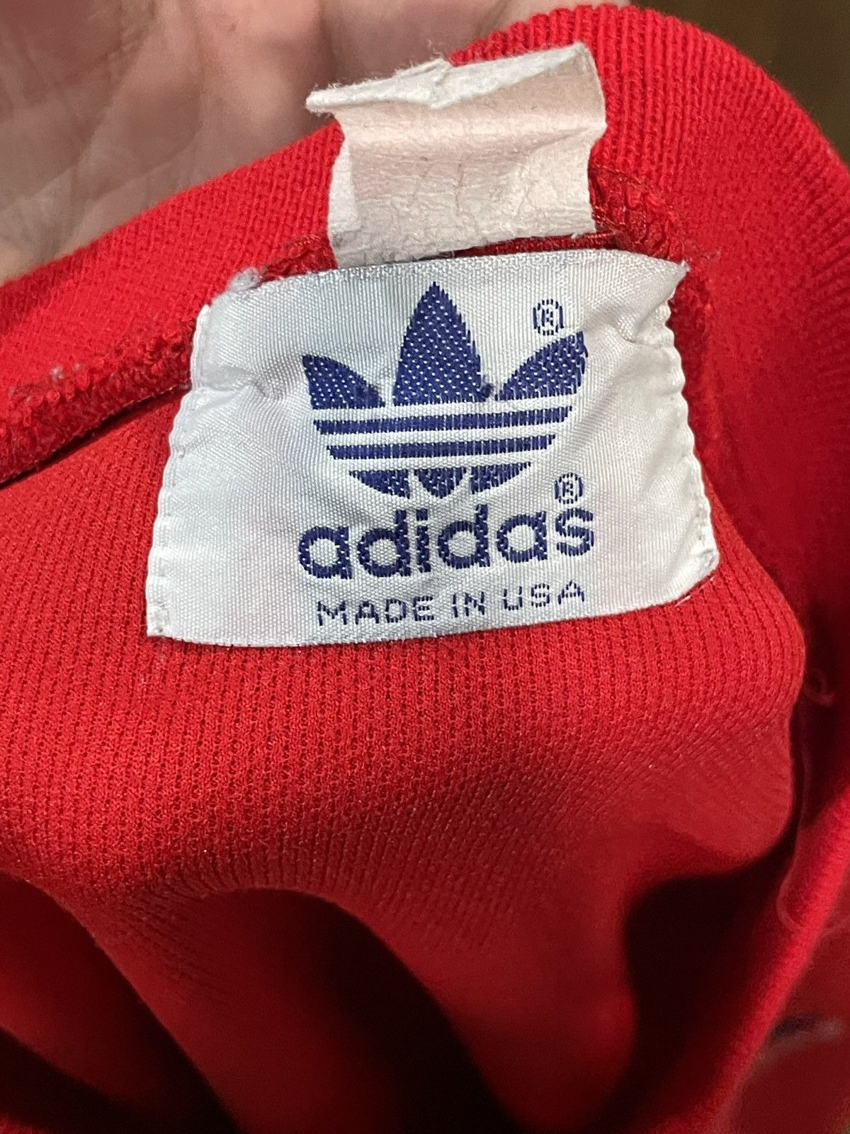 Adidas Red vintage 90s adidas sweatshirt Size US XXL / EU 58 / 5 - 3 Thumbnail