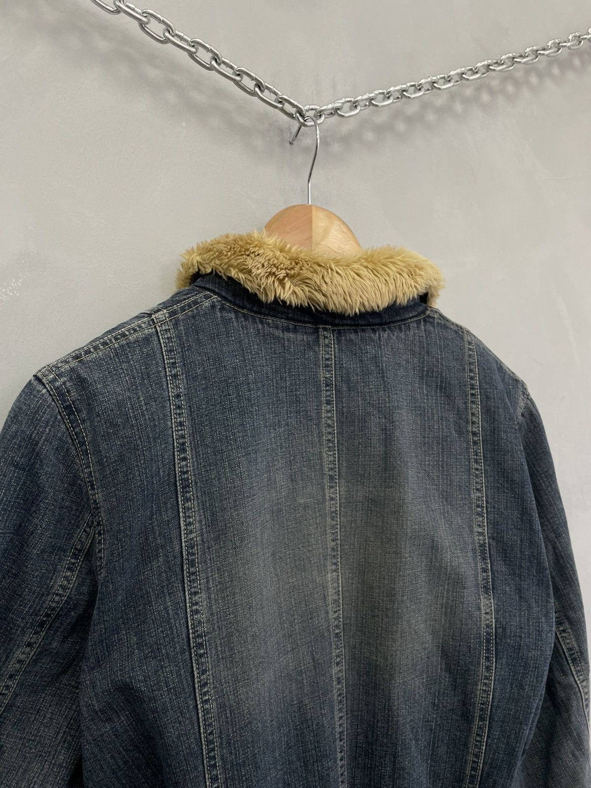 If Six Was Nine Rare denim Diesel style long coat hype if six was nine y2k Size US M / EU 48-50 / 2 - 9 Thumbnail