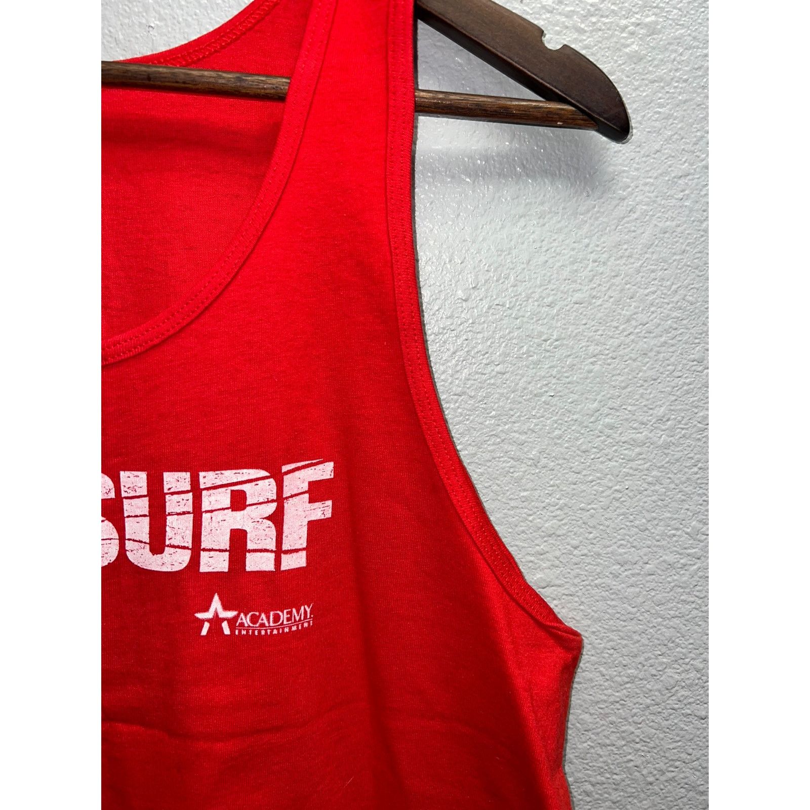 Fruit Of The Loom Vintage Red Surf Move Shirt Action Thriller Tank Tee Rare L Size US L / EU 52-54 / 3 - 5 Thumbnail