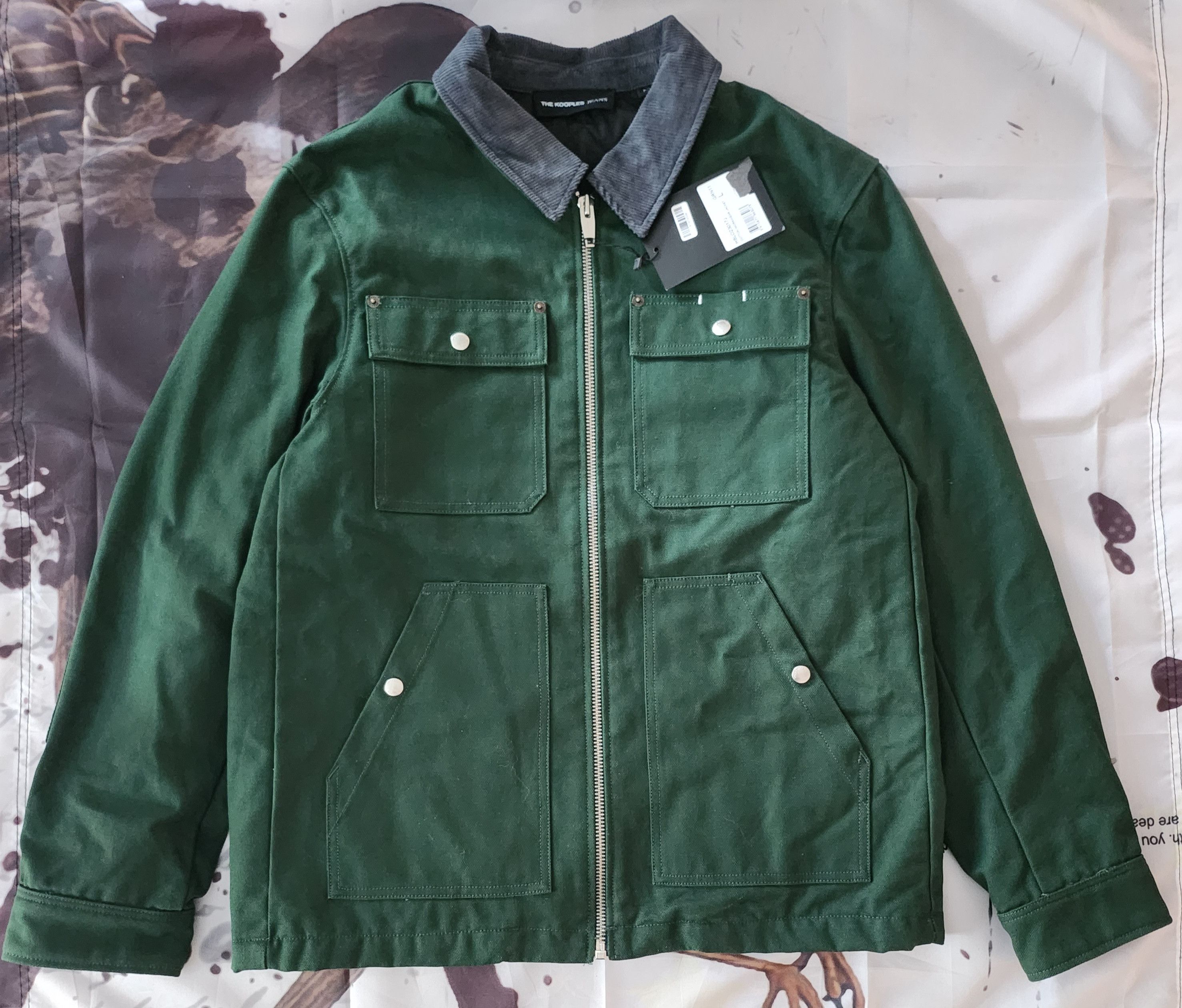 The Kooples Padded Canvas Work Jacket Size US L / EU 52-54 / 3 - 1 Thumbnail