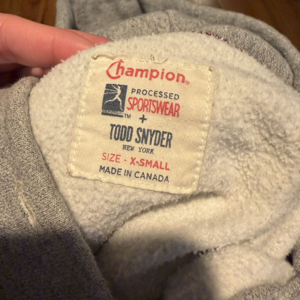 Todd Snyder Todd Snyder x Champion Heavyweight Popover Hoodie Sweatshirt Size US XS / EU 42 / 0 - 6 Thumbnail