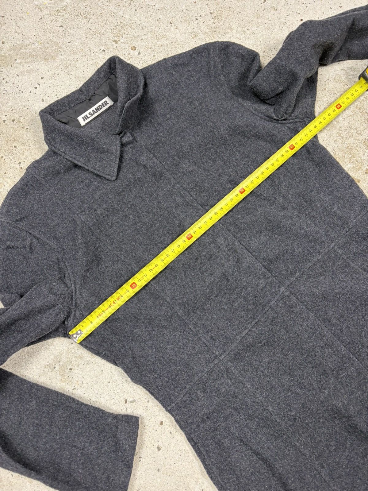 Jil Sander Jil Sander Virgin Wool Blend Black/Gray Long Sleeve Dress Size XS / US 0-2 / IT 36-38 - 11 Thumbnail