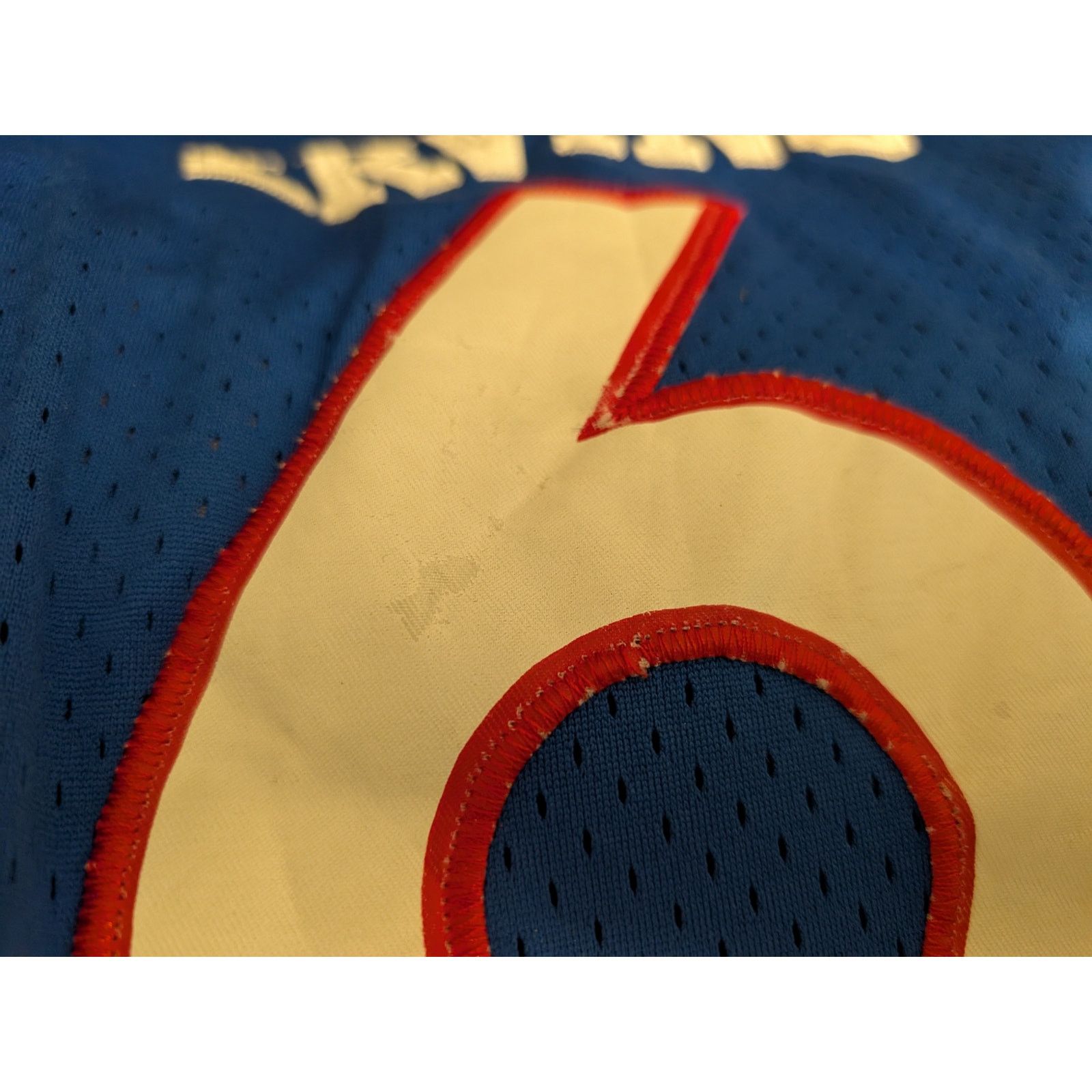Adidas Adidas Philadelphia 76ers Julius Erving Mens L Blue jersey Size US L / EU 52-54 / 3 - 6 Thumbnail