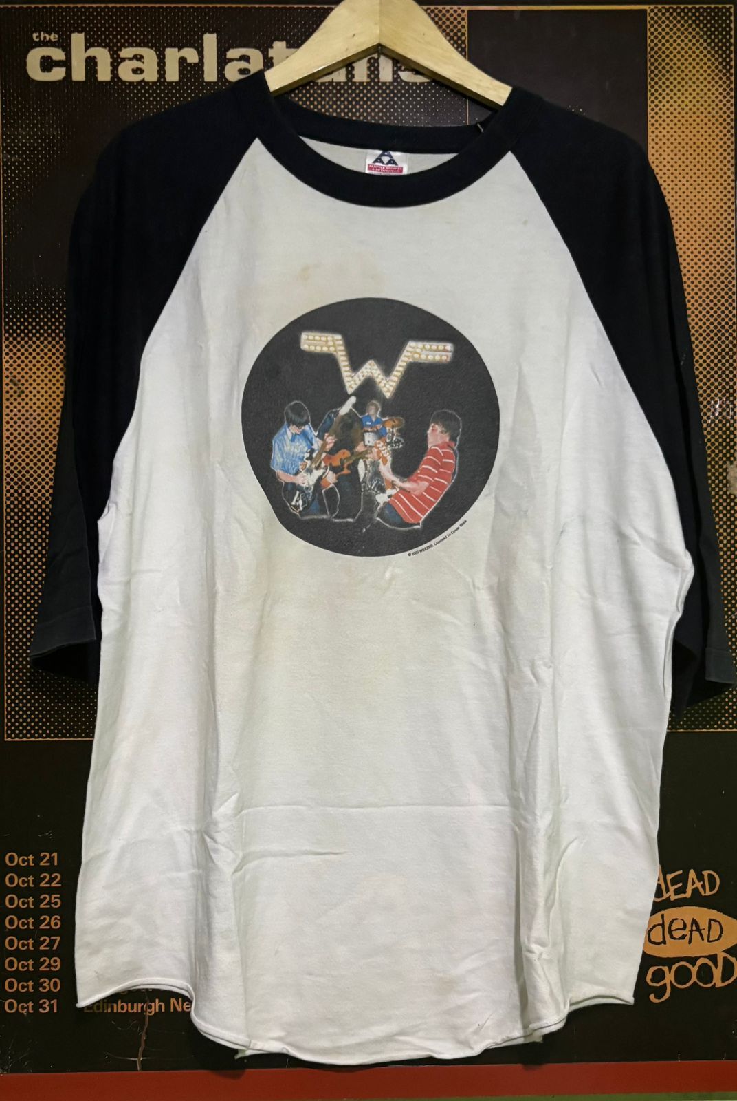 Band Tees Vintage Y2K Weezer Raglan Shirt, Nirvana, The Pixies Size US XL / EU 56 / 4 - 1 Thumbnail