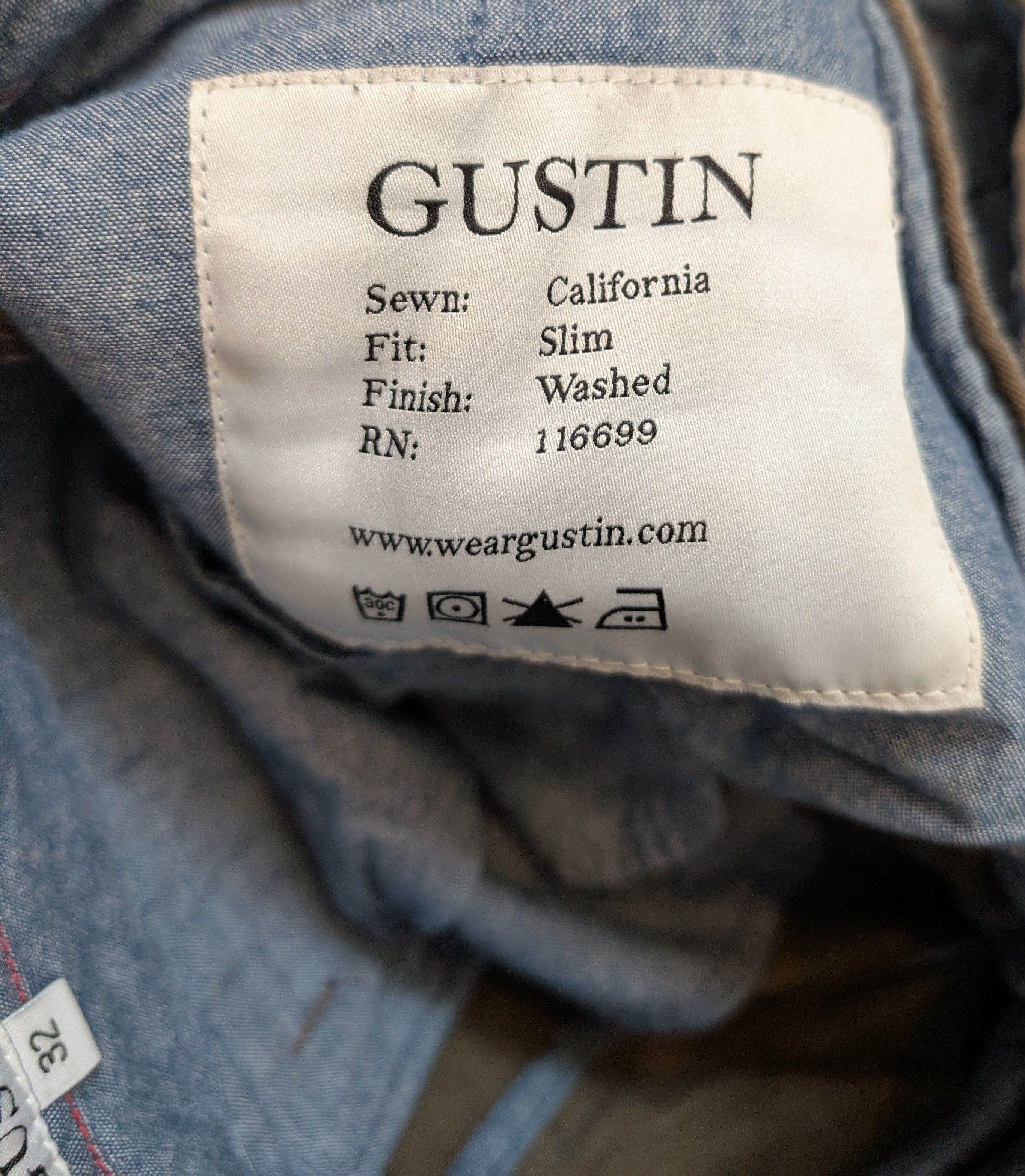 Gustin Gustin #3 Japan Brown Chinos Slim Fit Men's Size 32 Size US 32 / EU 48 - 4 Thumbnail