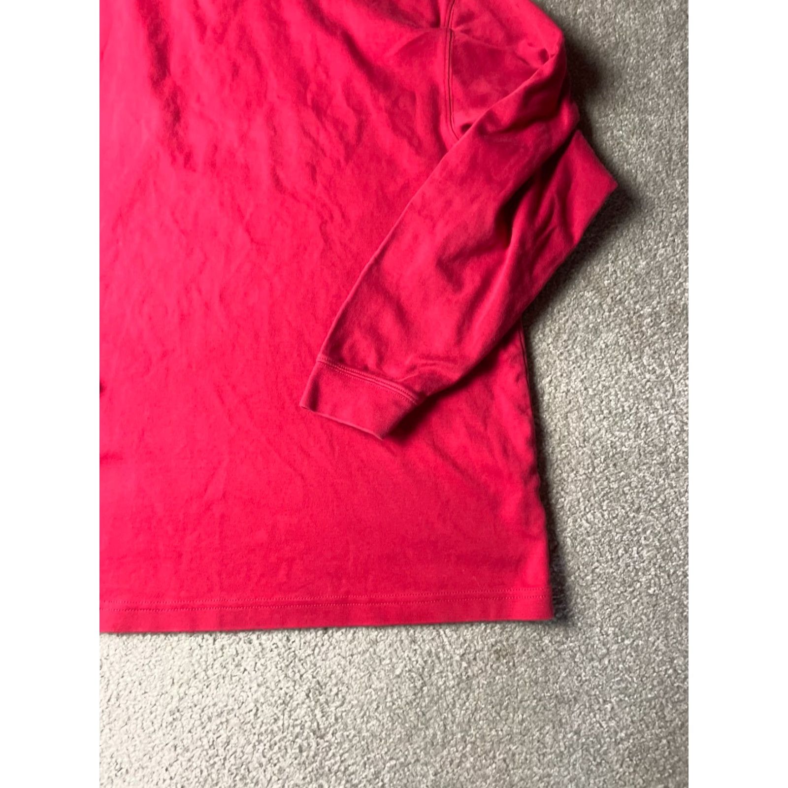 Vintage L.L.Bean Sweater Men's Size Large Reg. Red Long Sleeve Mock Neck Pullover Size L / US 10 / IT 46 - 7 Thumbnail