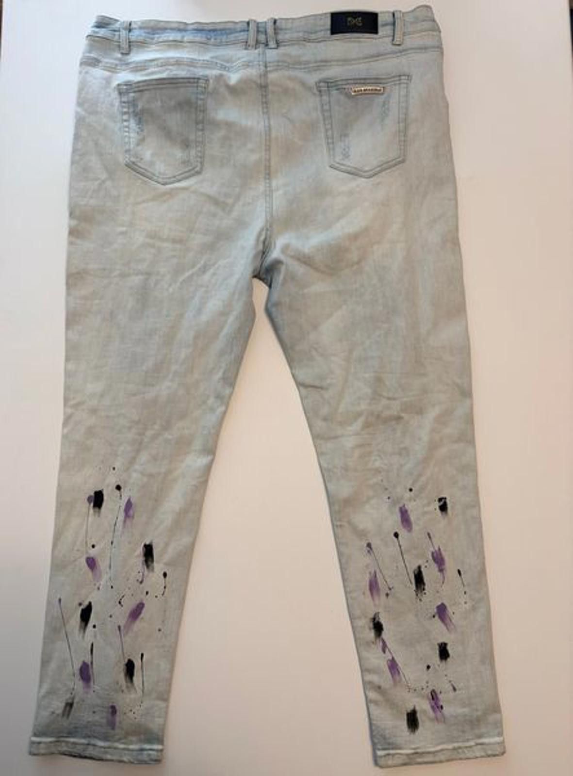 Other DNA Premium Wear Light Distressed Jeans (Size 44x32) Size US 44 / EU 60 - 3 Thumbnail