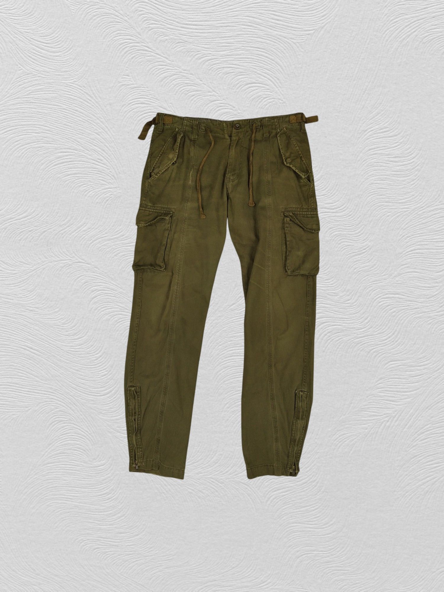 Japanese Brand Daily News Cargo Multi Pocket Pants 33x32 -CP206 Size US 33 - 1 Thumbnail