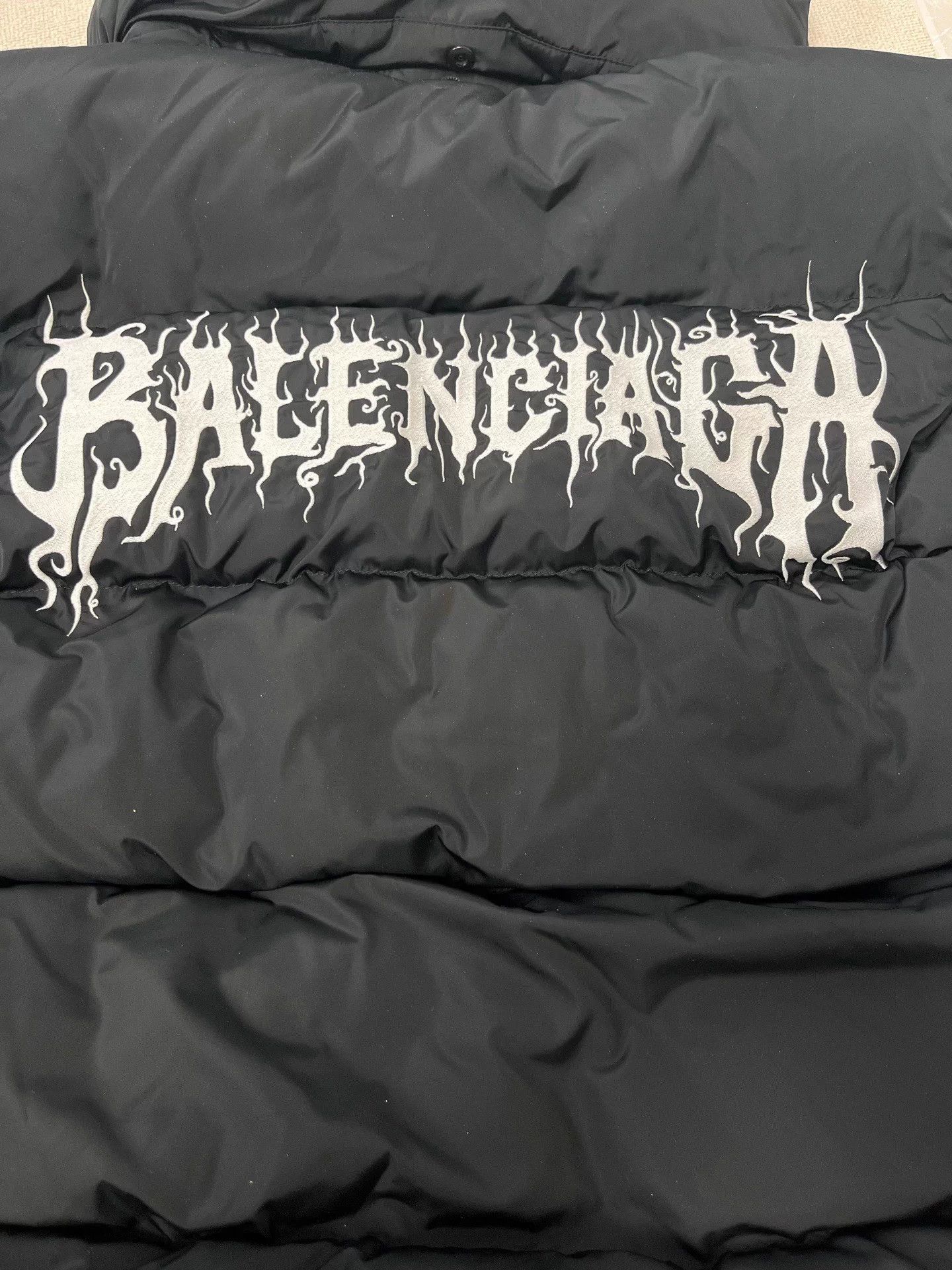Balenciaga Balenciaga logo stand collar zip men's black jacket Size US M / EU 48-50 / 2 - 3 Thumbnail