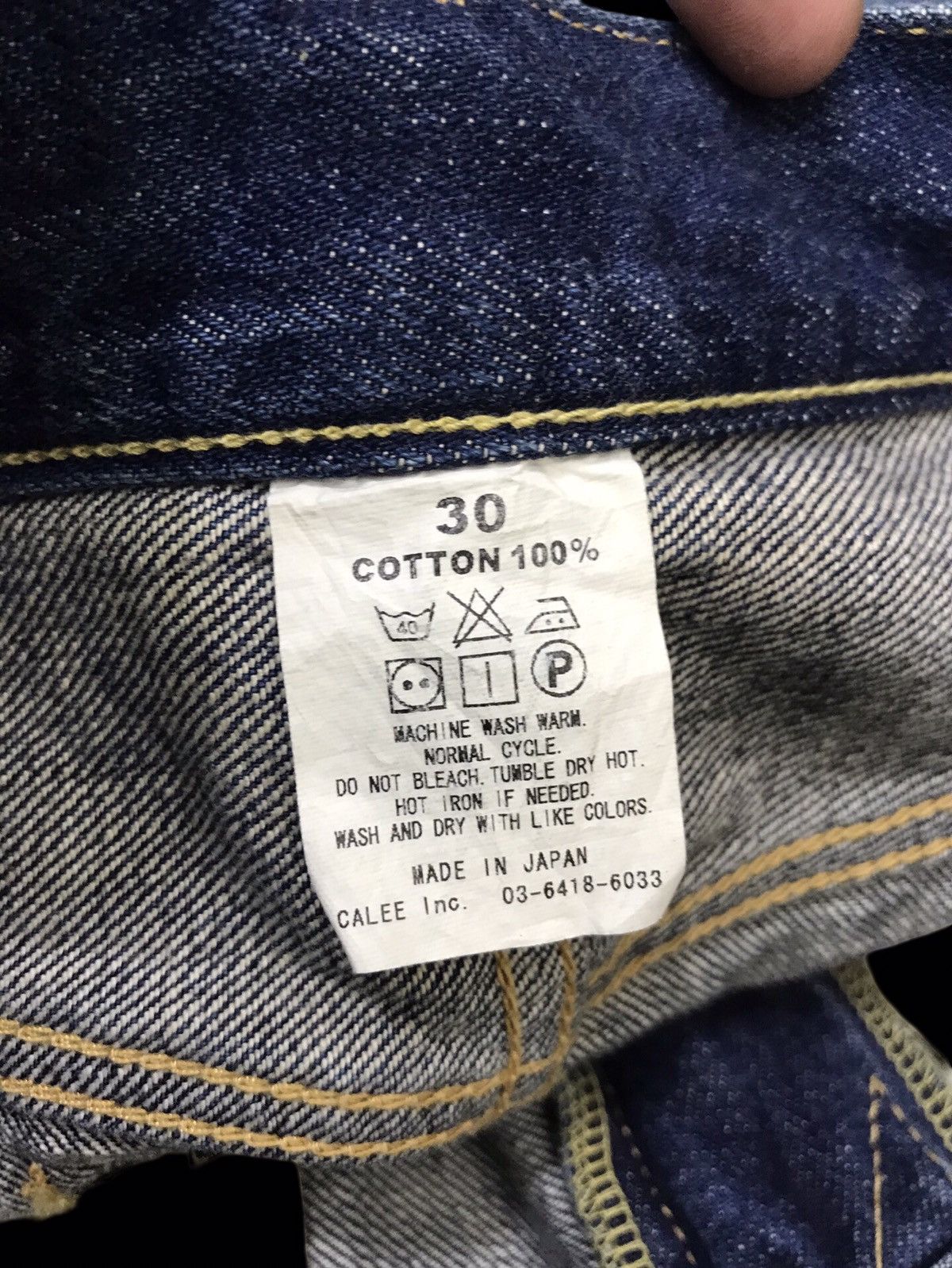 Other 💥BIKER DENIM💥CALEE RAW FADES DISTRESSED BILER DENIM F388 Size US 28 / EU 44 - 19 Thumbnail