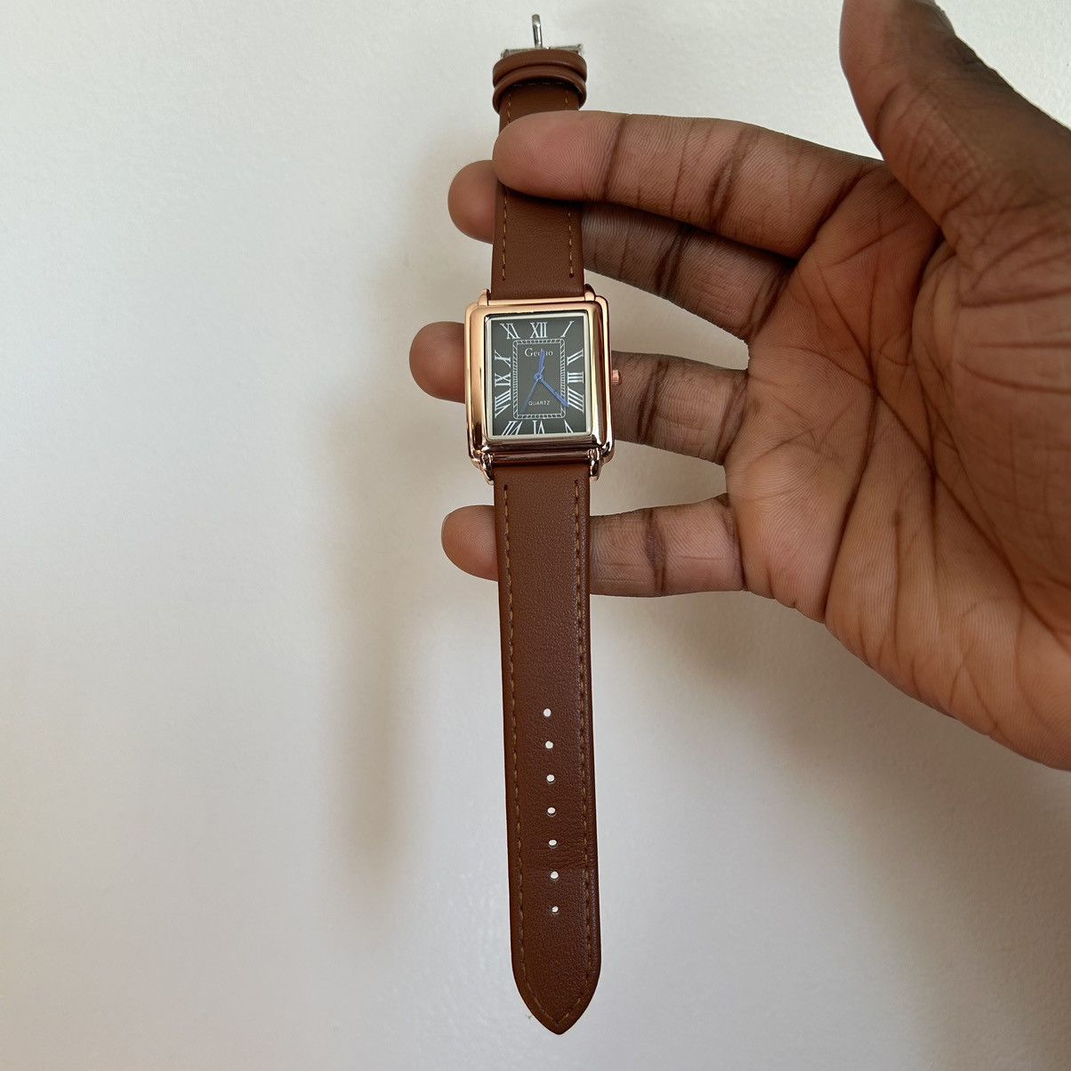 Vintage Vintage 90s vintage retro luxury style quartz leather watch Size ONE SIZE - 3 Thumbnail